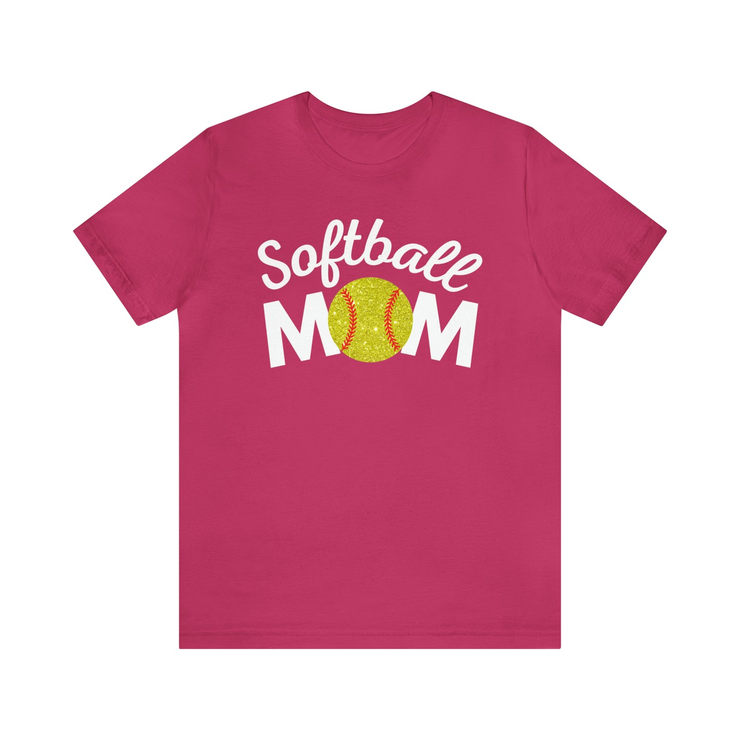 Softball Mom Shimmer Short Sleeve Tee