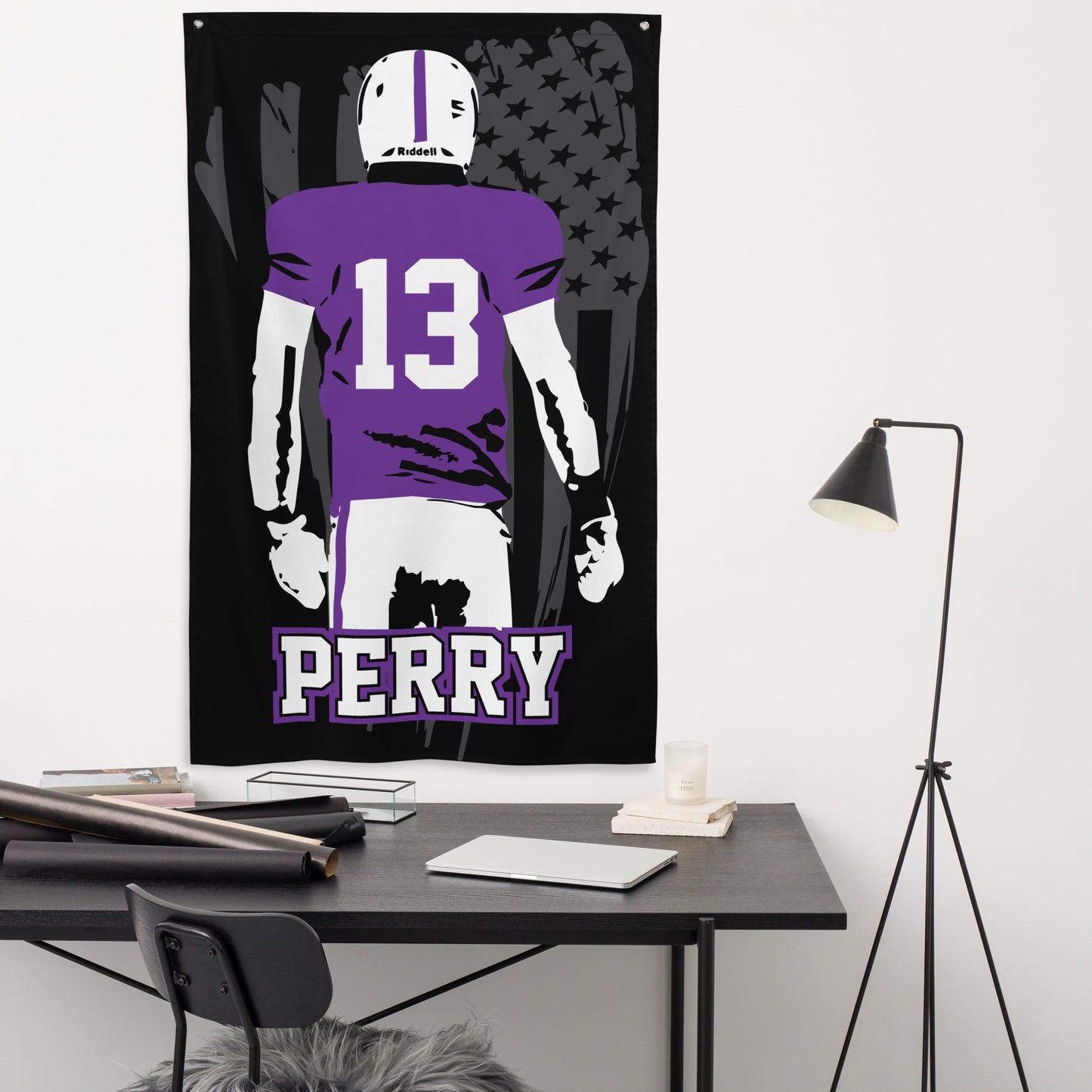 PERSONALIZED - Seymour Owls Football 3' x 5' Wall Flag