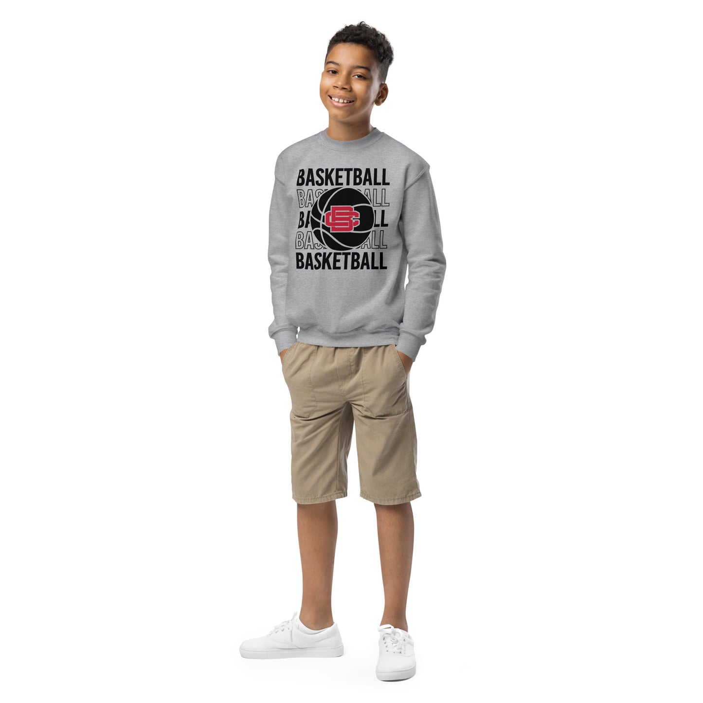 YOUTH - BC Basketball crewneck sweatshirt