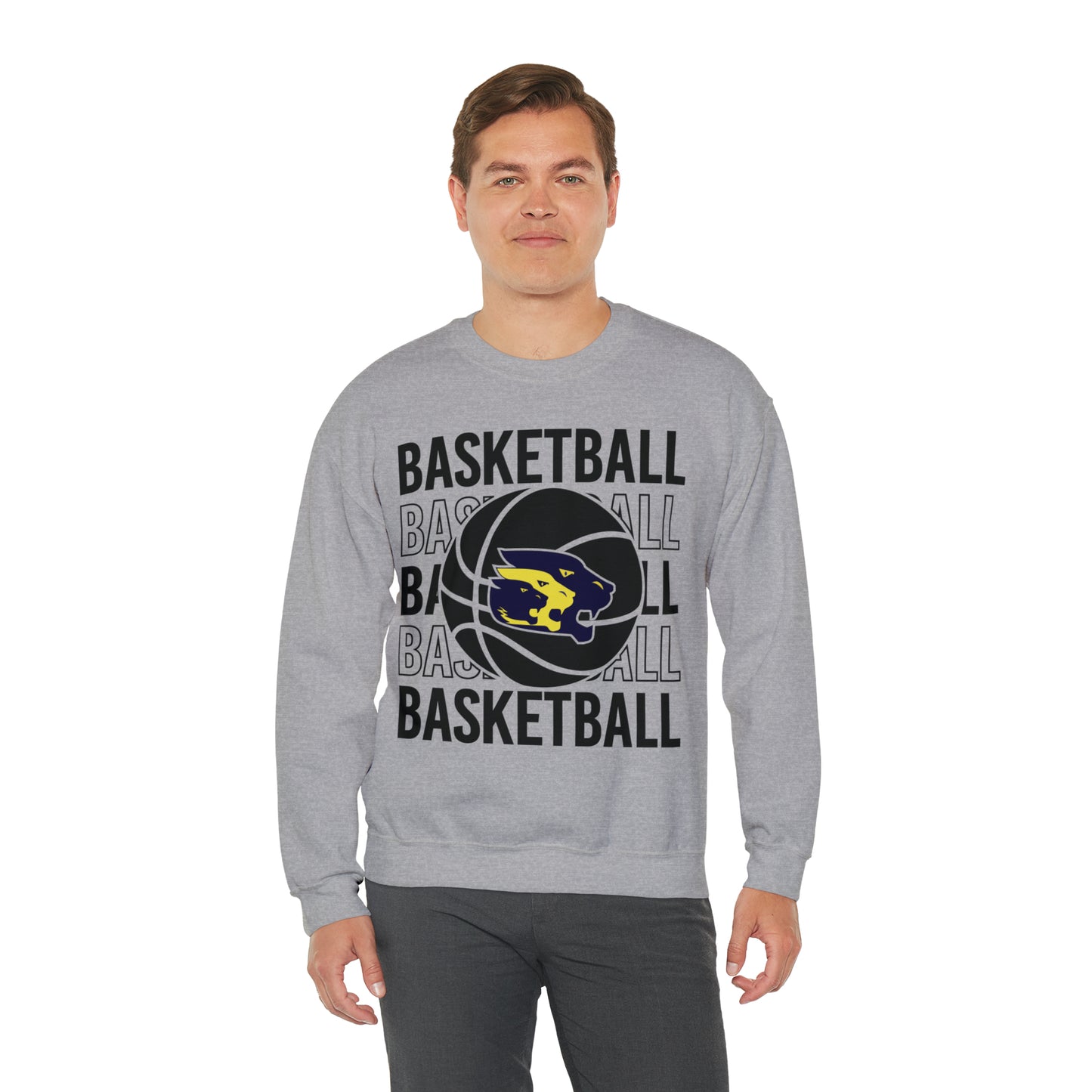 Trinity Lutheran Basketball Crewneck Sweatshirt