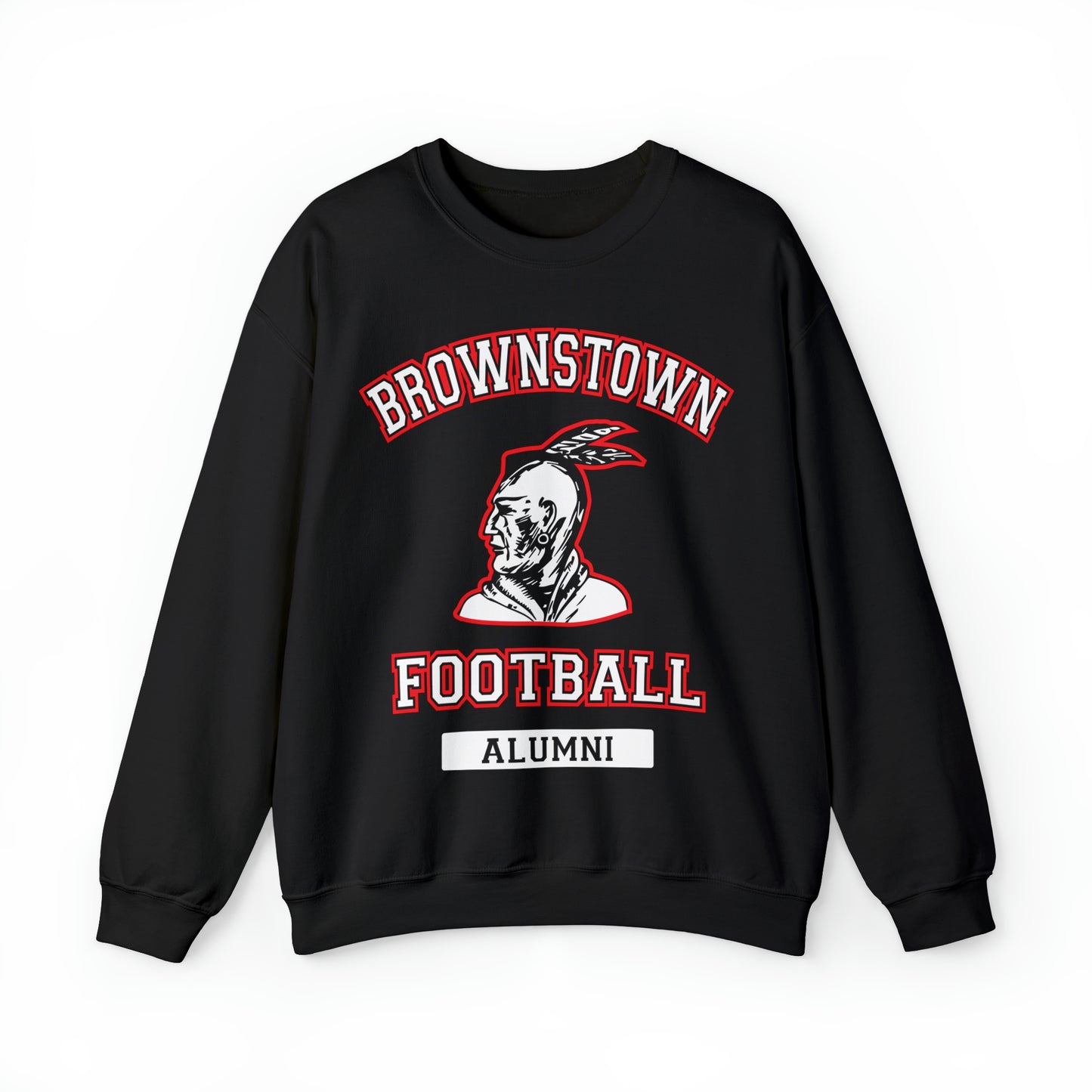 PERSONALIZED - Brownstown Football Alumni Crewneck Sweatshirt