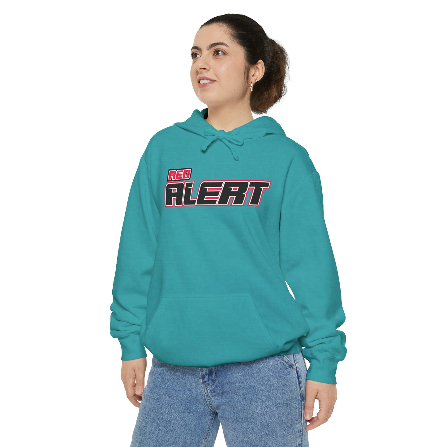 Red Alert - Unisex Garment-Dyed Comfort Colors Hoodie