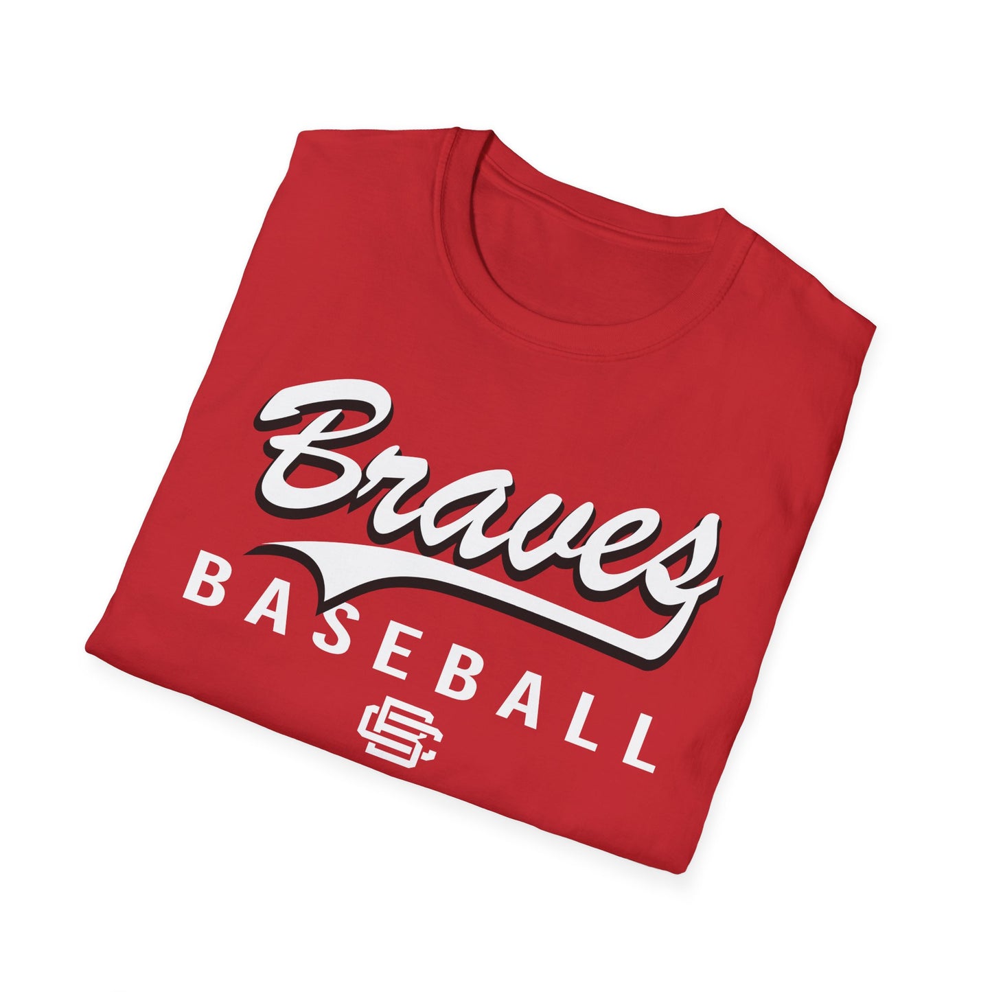 Braves Baseball Swoosh Unisex Softstyle T-Shirt