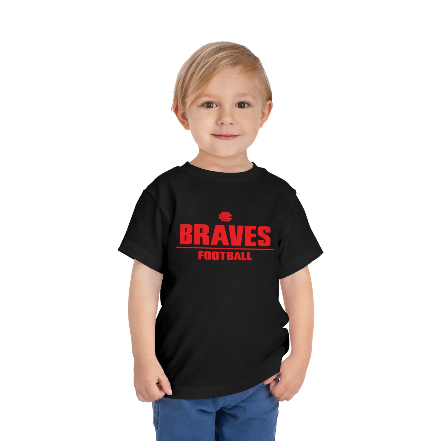TODDLER - Braves Football Short Sleeve Tee