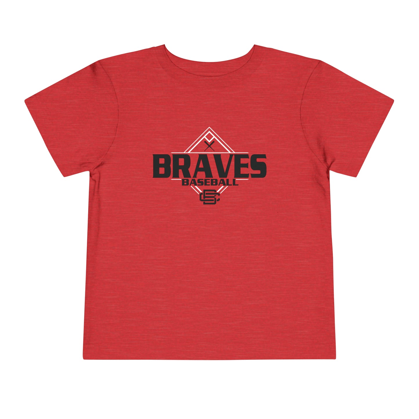 Braves Baseball Diamond Toddler Short Sleeve Tee