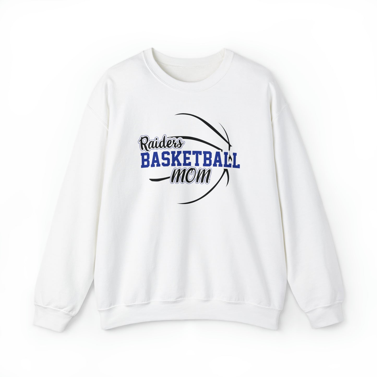 Raiders Basketball Mom Unisex Heavy Blend™ Crewneck Sweatshirt