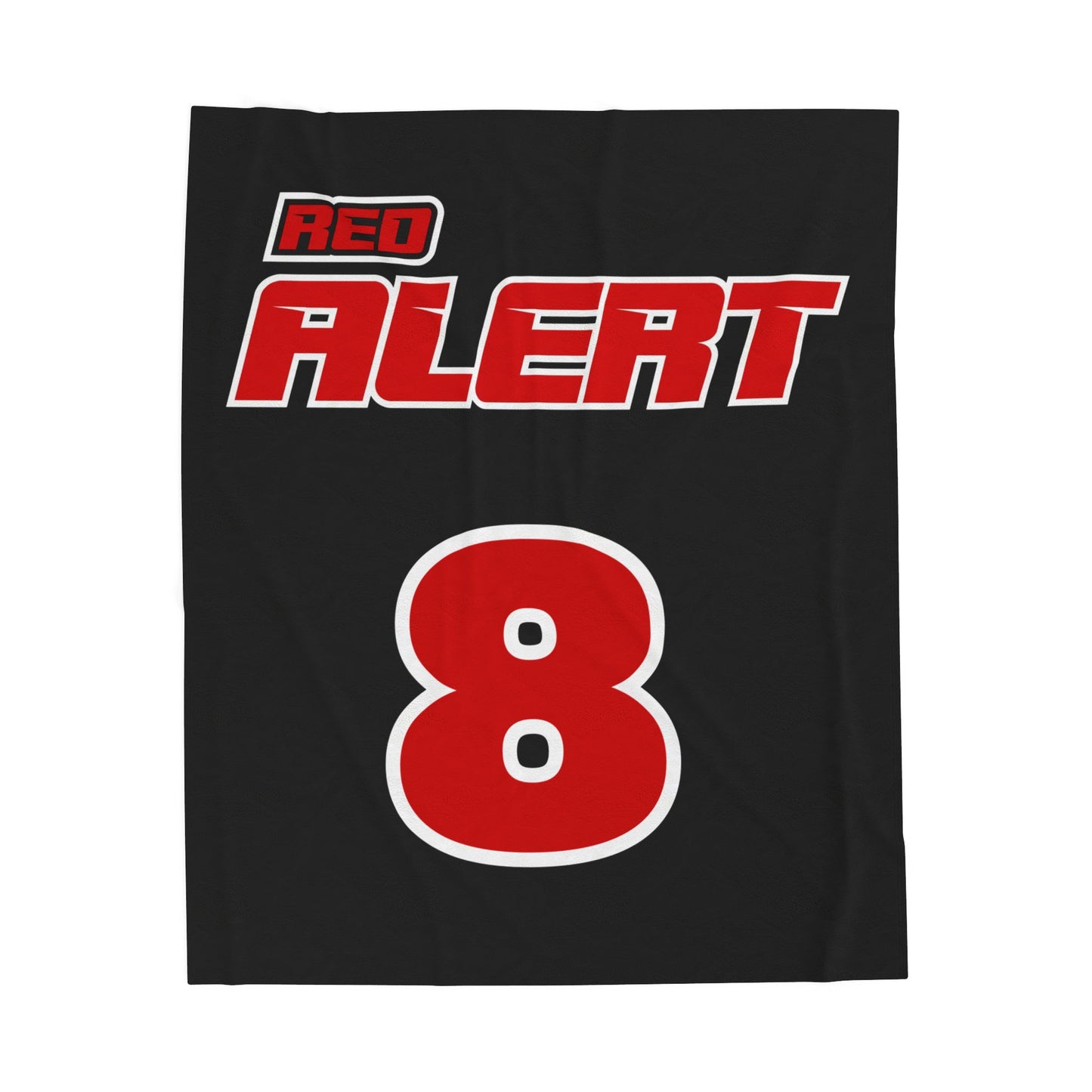 PERSONALIZED - Red Alert 2026 Velveteen Plush Blanket