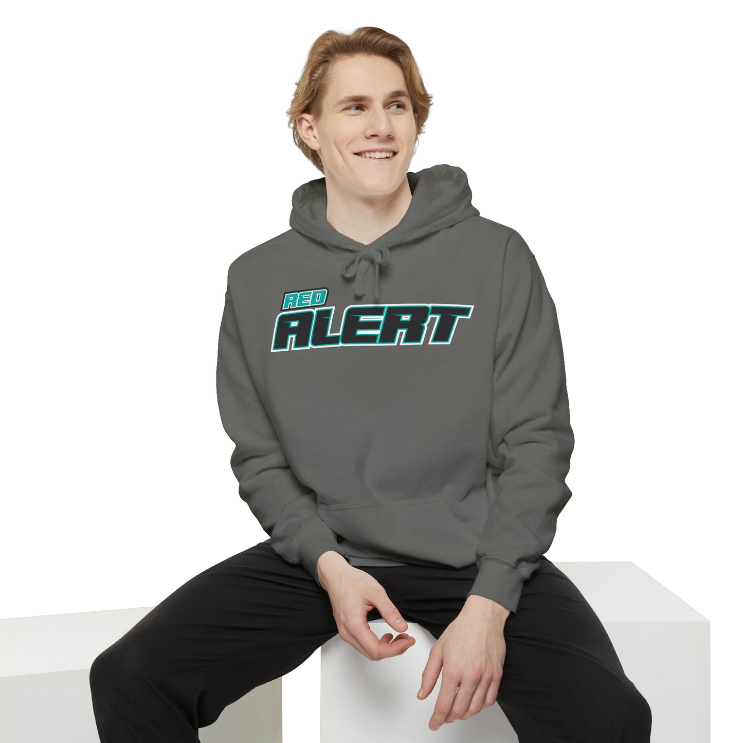 Red Alert - Unisex Garment-Dyed Comfort Colors Hoodie