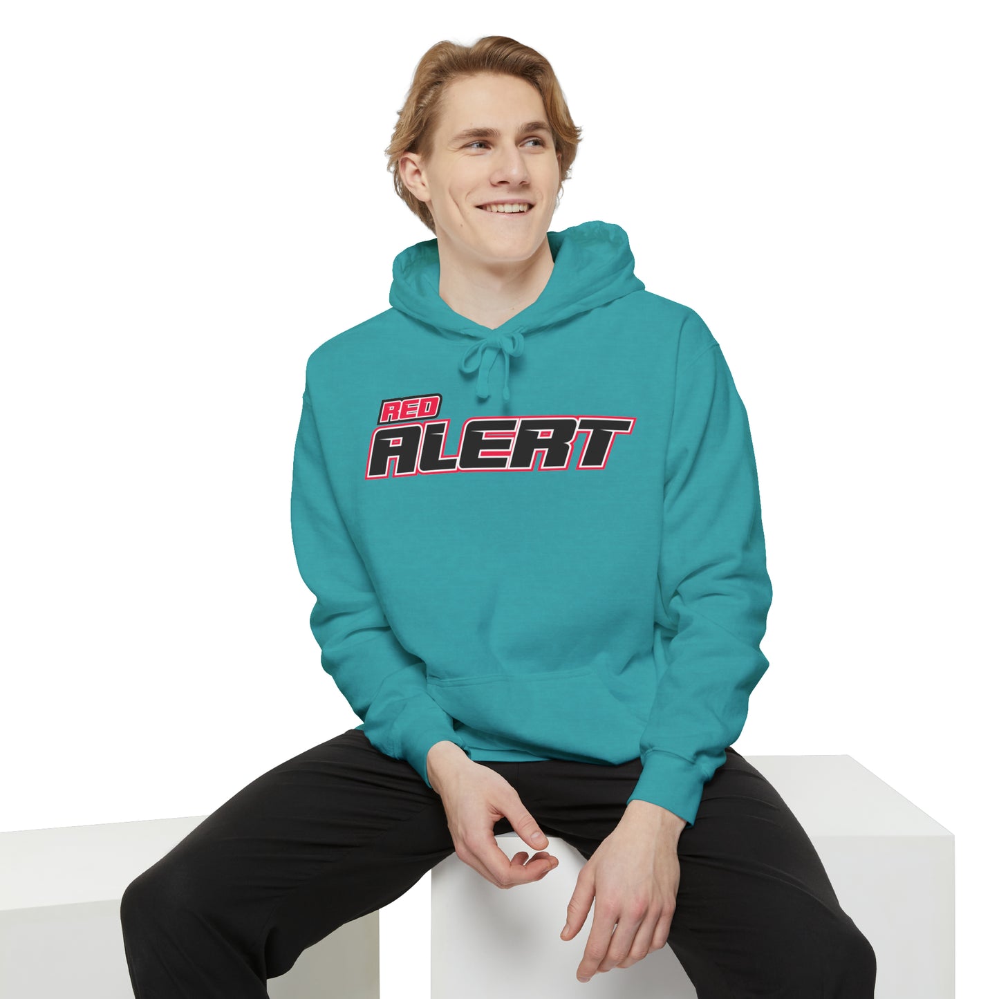 Red Alert - Unisex Garment-Dyed Comfort Colors Hoodie