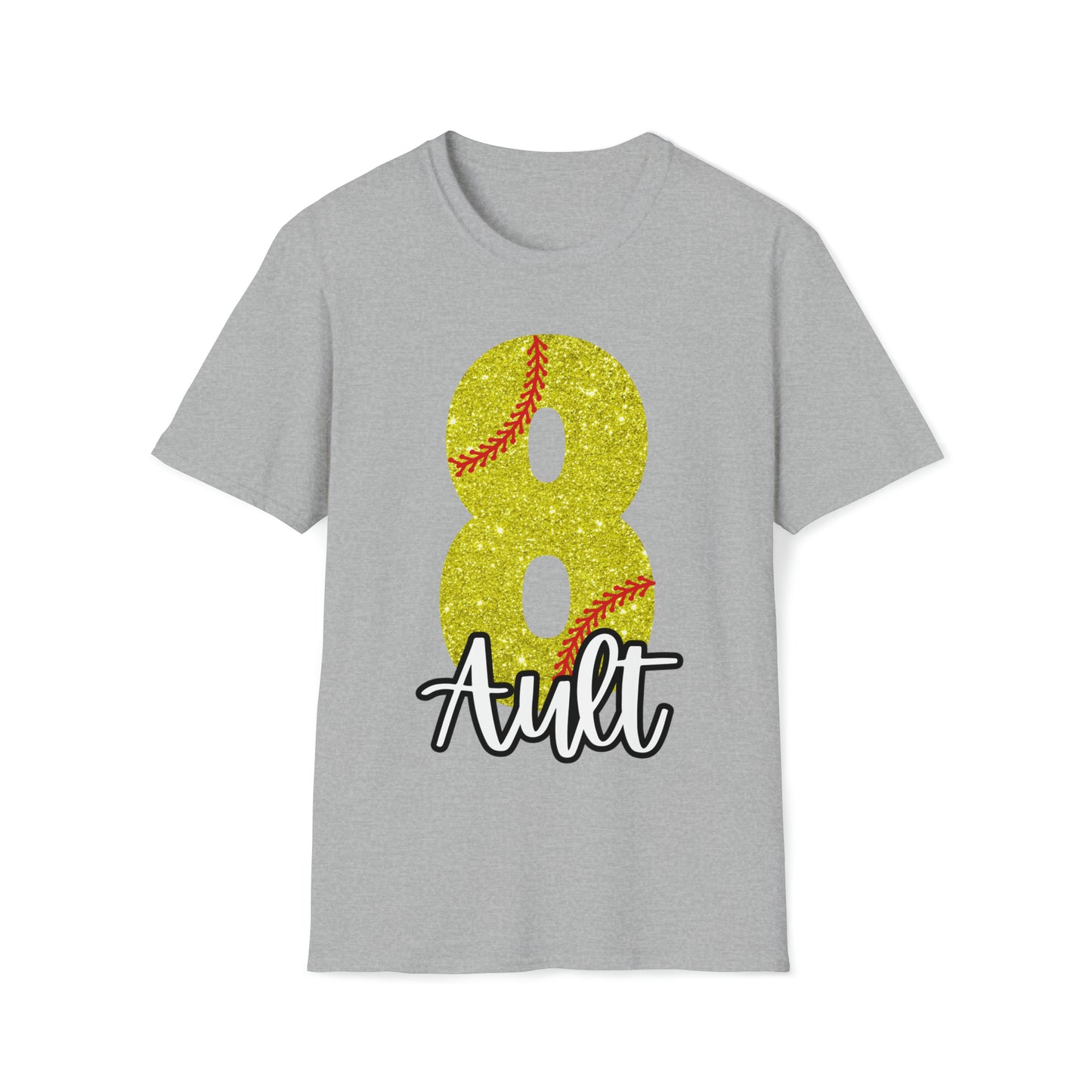PERSONALIZED - Softball Name/Number Softstyle T-Shirt
