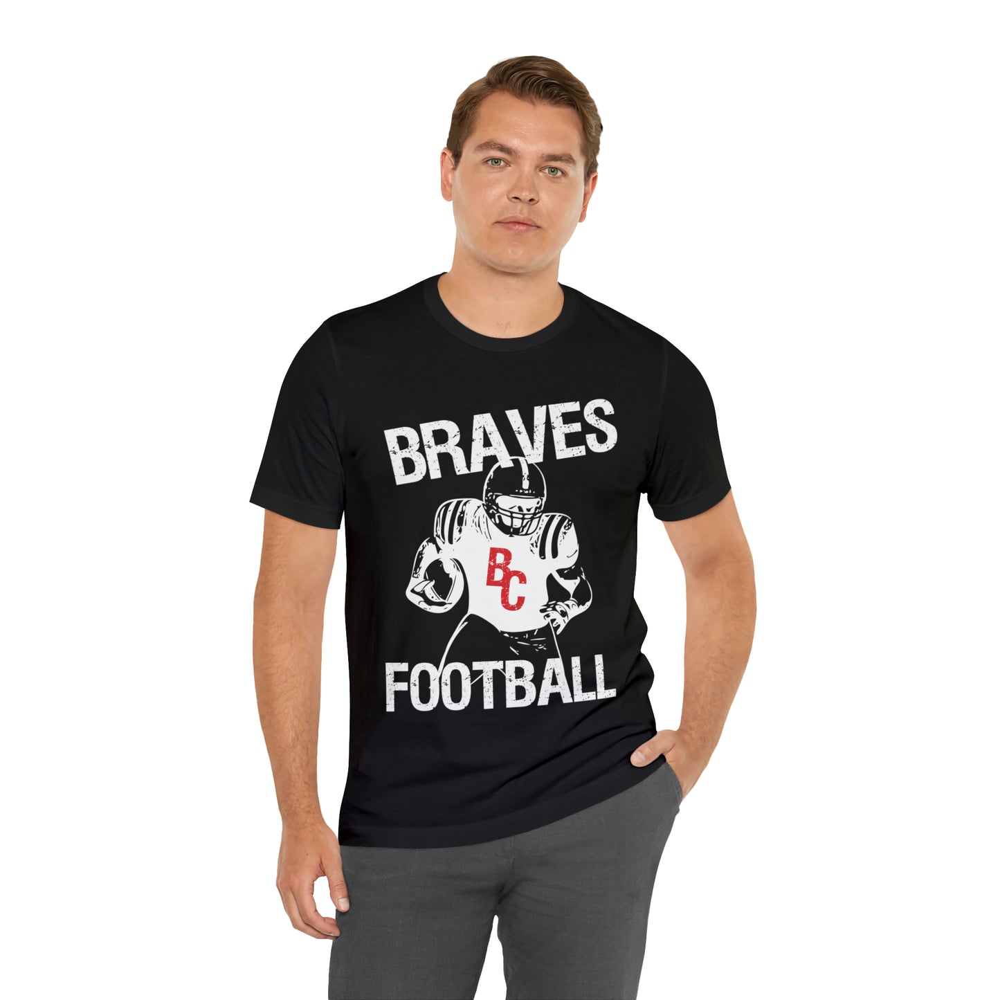 Vintage Braves Football Short Sleeve Tee