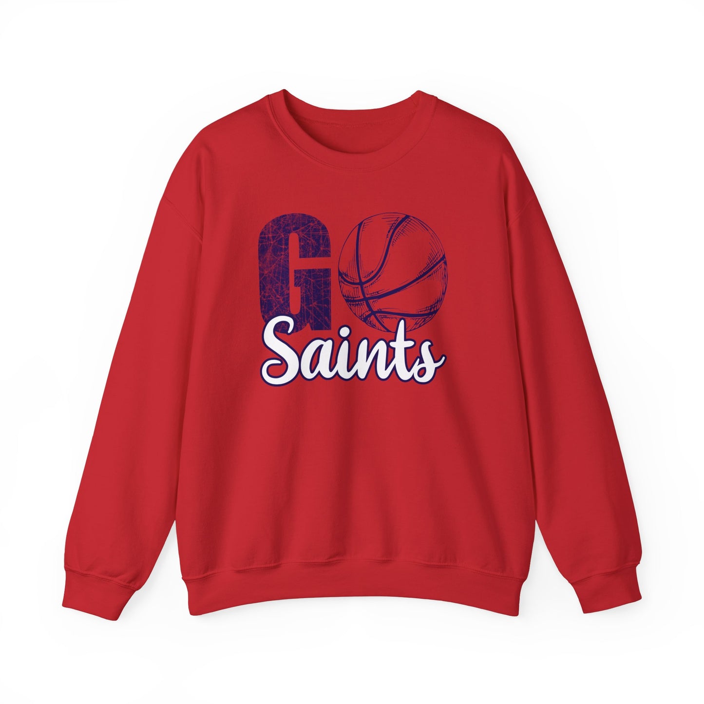 Go Saints Basketball Unisex Heavy Blend™ Crewneck Sweatshirt