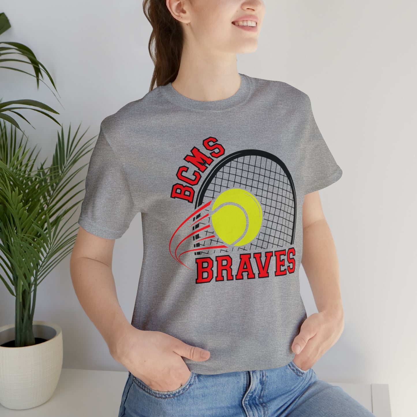 BCMS BRAVES Tennis Jersey Short Sleeve Tee
