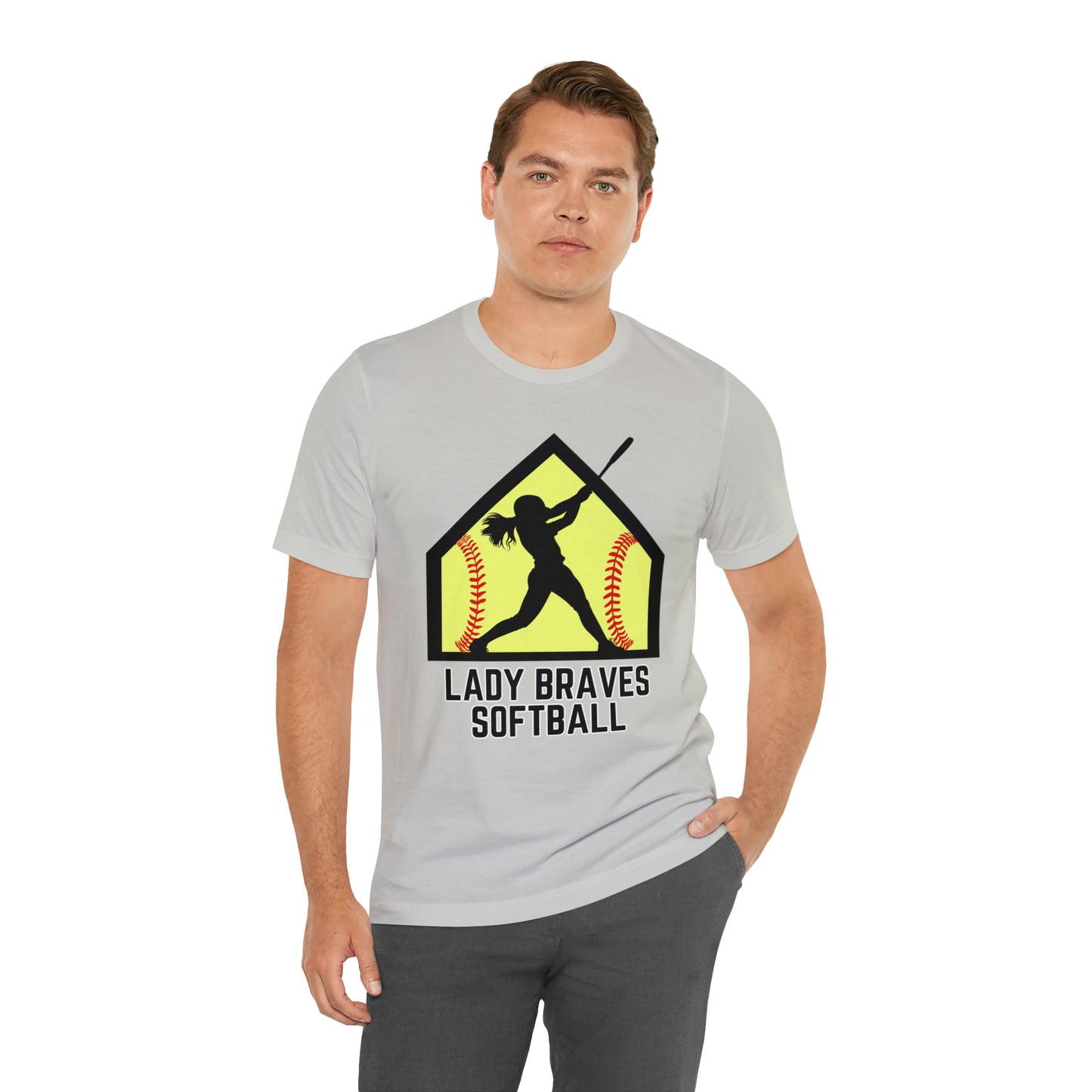 Lady Braves Softball Short Sleeve Tee