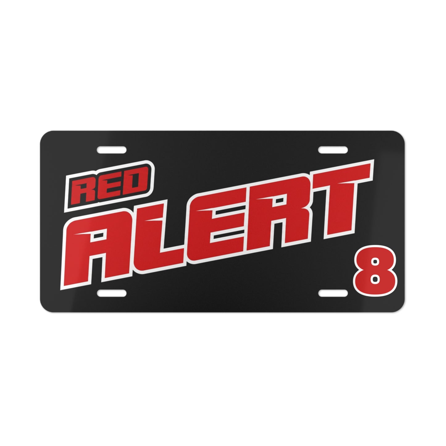 Red Alert PERSONALIZED -  License Plate 2026