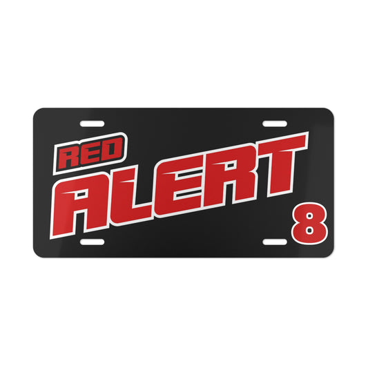 Red Alert PERSONALIZED -  License Plate 2026