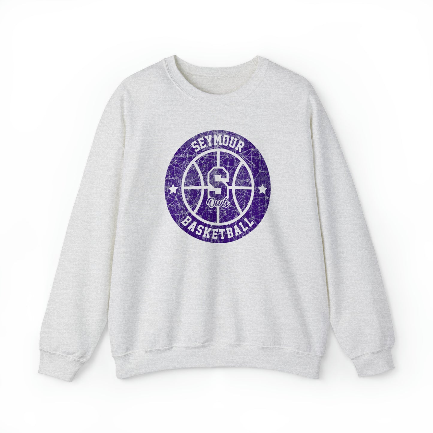 Vintage Seymour Basketball Unisex Heavy Blend™ Crewneck Sweatshirt