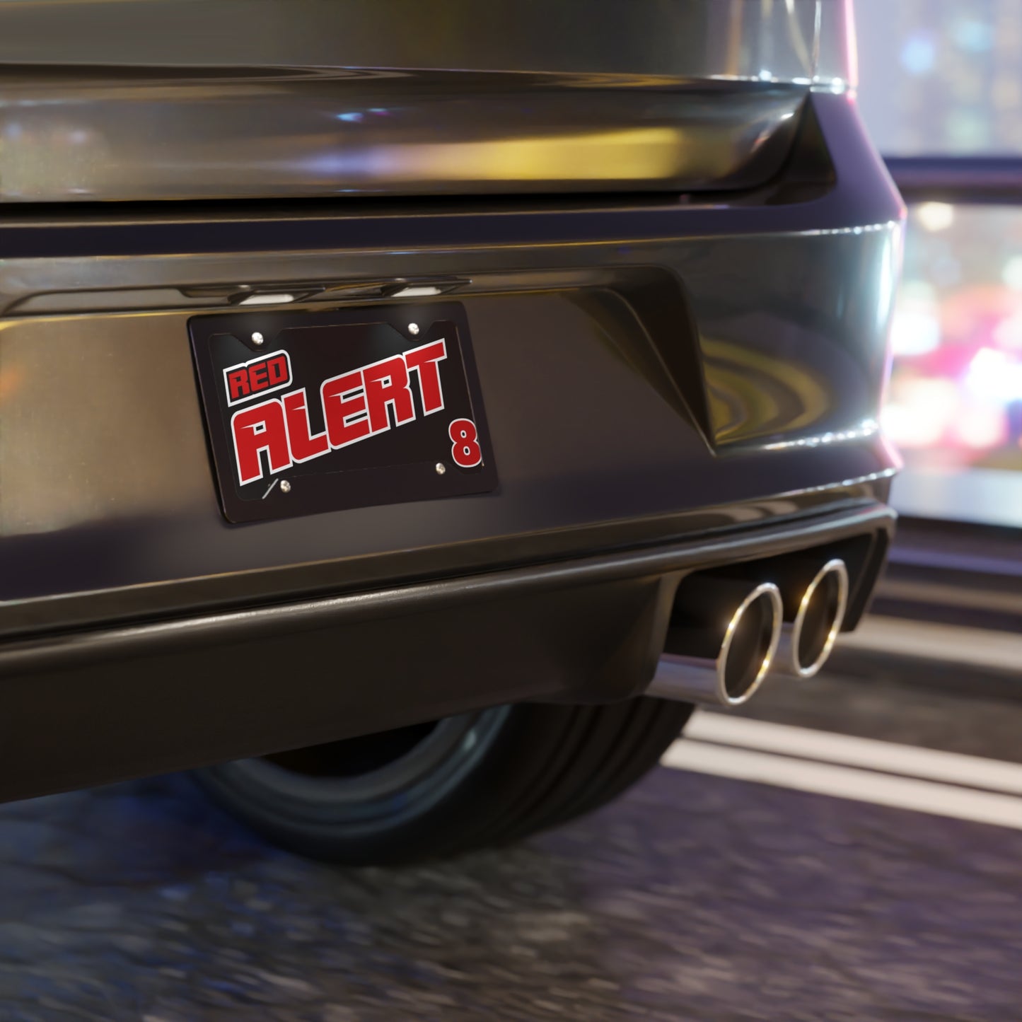 Red Alert PERSONALIZED -  License Plate 2026
