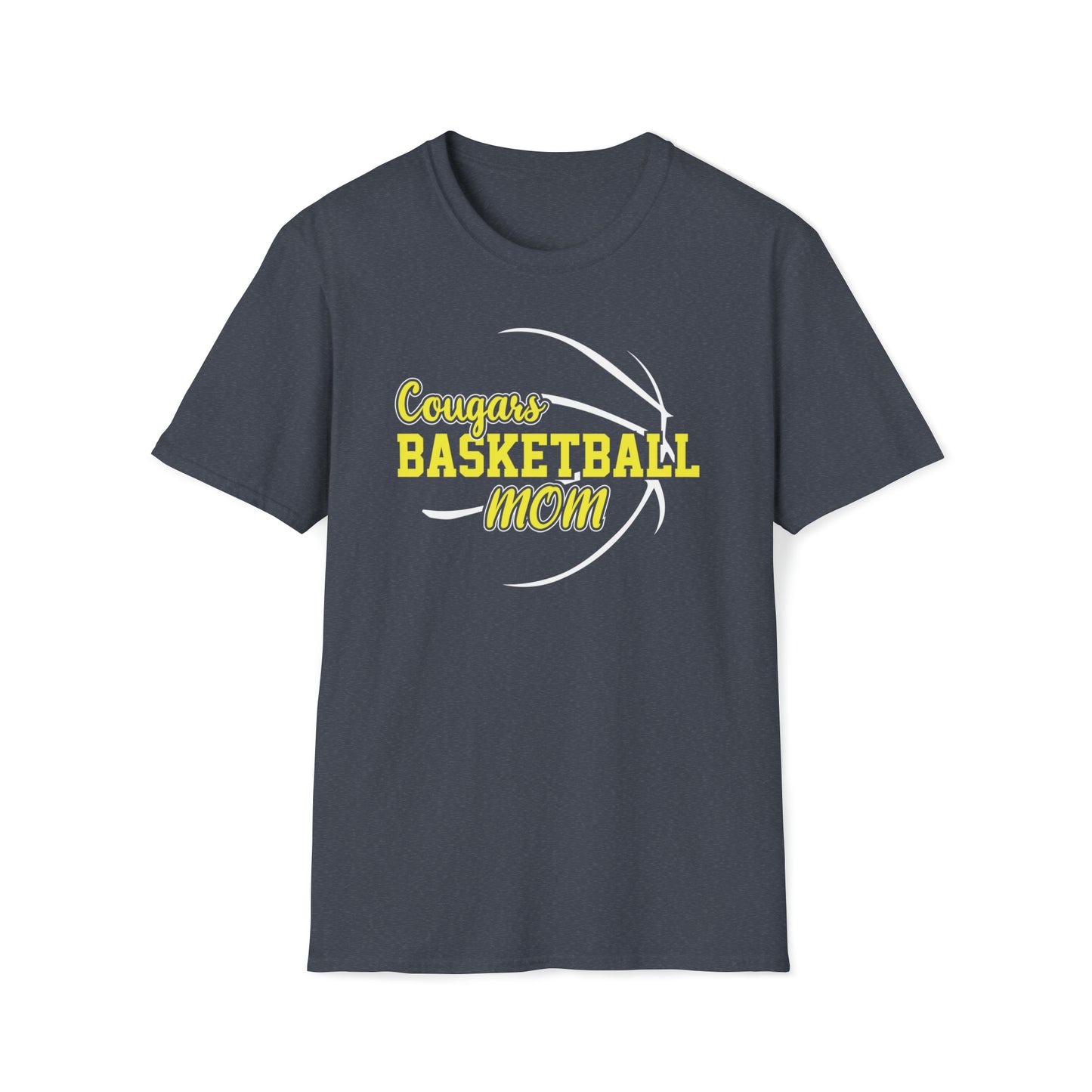 Cougars Basketball Mom Unisex Softstyle T-Shirt