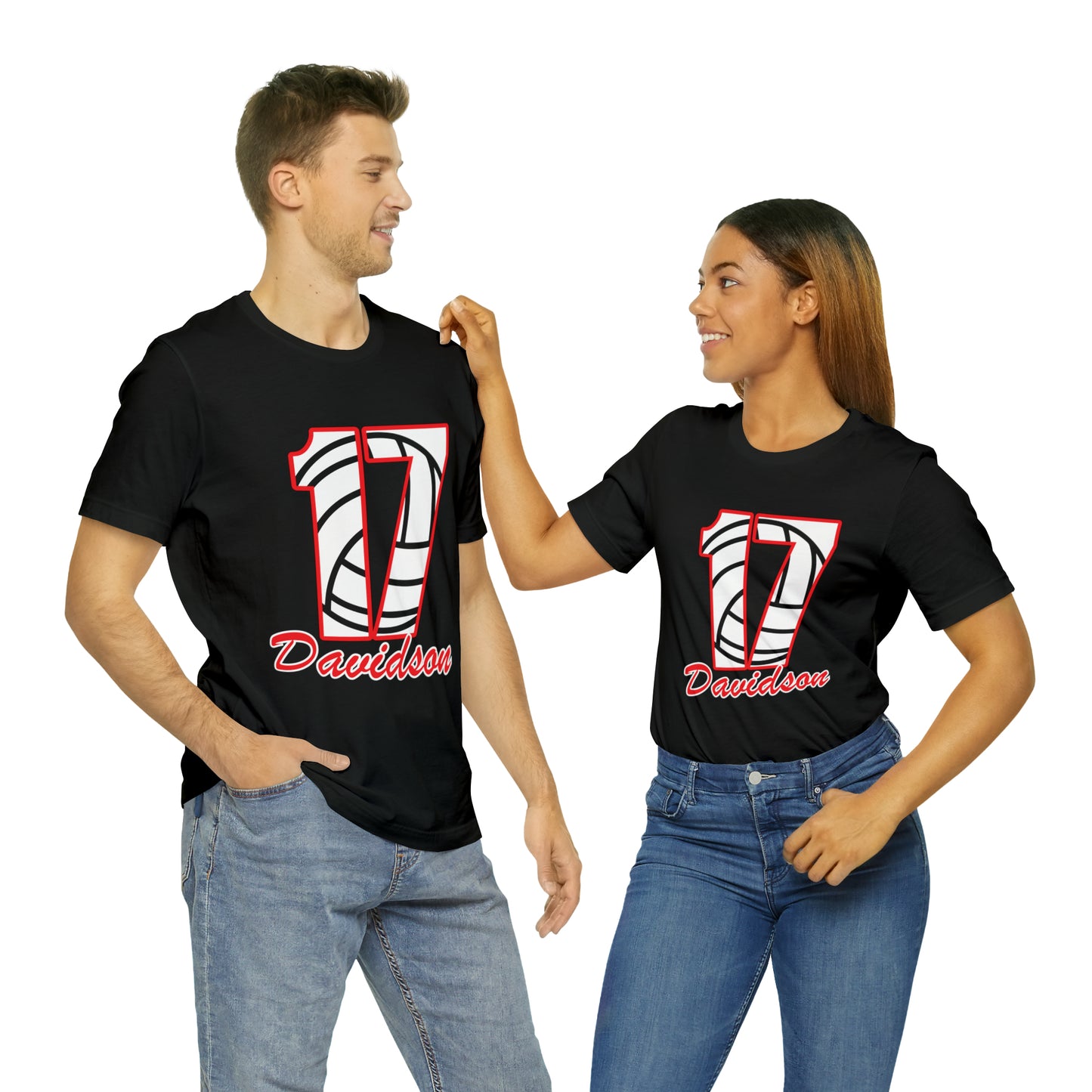 PERSONALIZED - Volleyball Name/Number Short Sleeve Tee