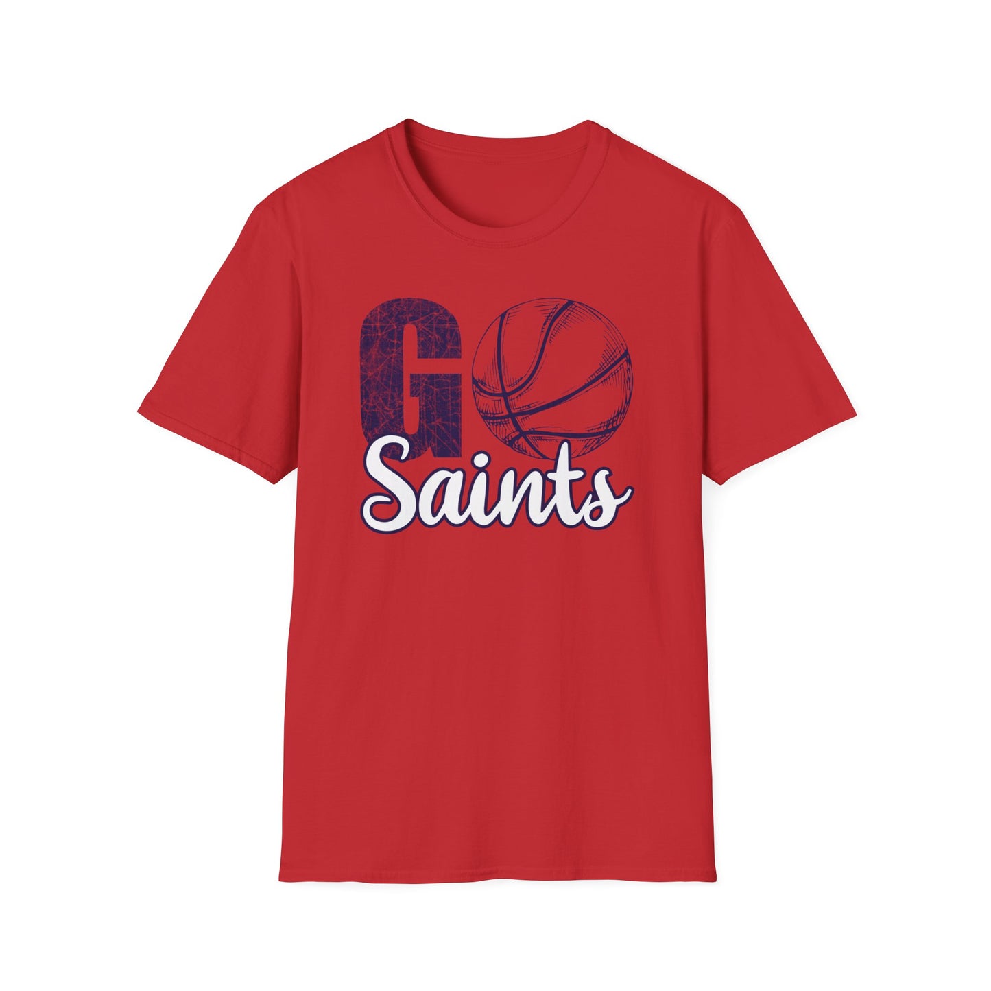 Go Saints Basketball Unisex Softstyle T-Shirt