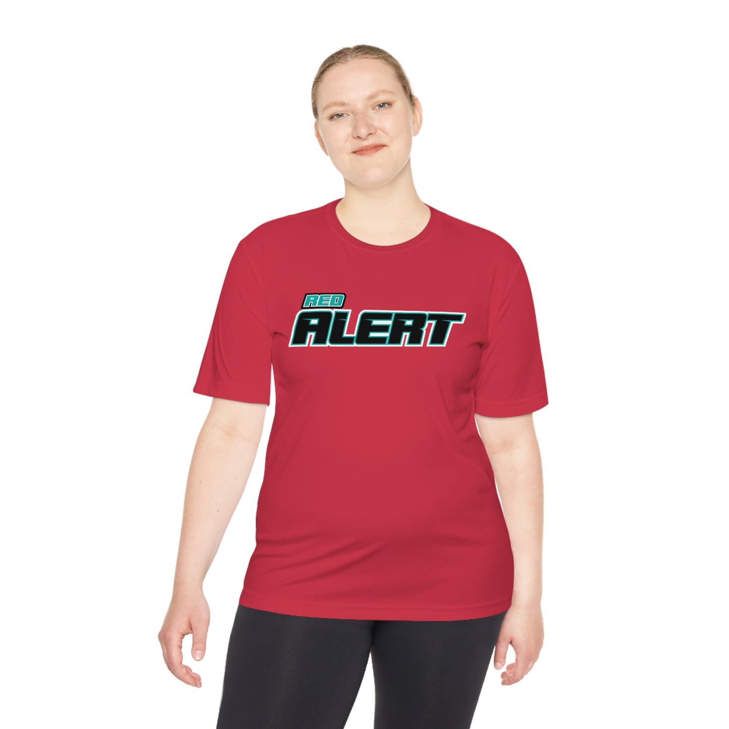 Red Alert - Block Unisex Moisture Wicking Tee