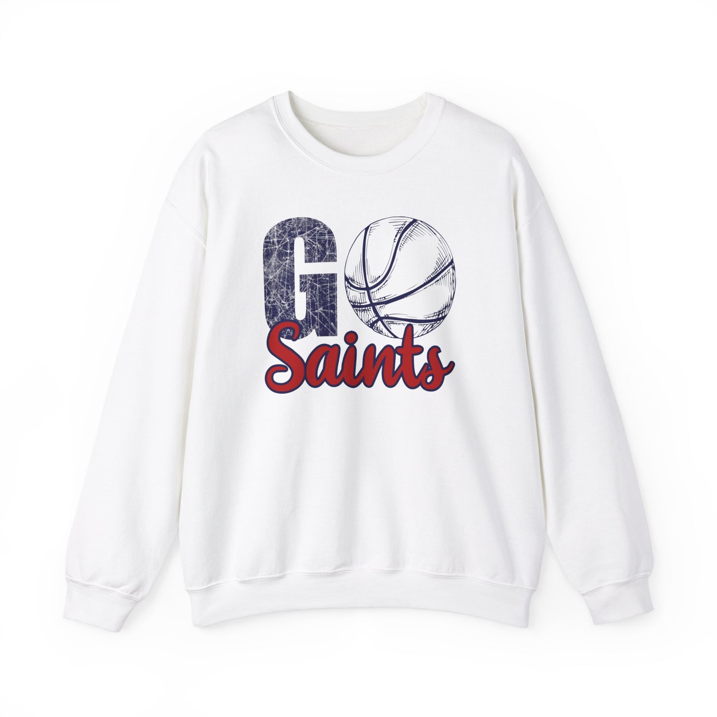 Go Saints Basketball Unisex Heavy Blend™ Crewneck Sweatshirt