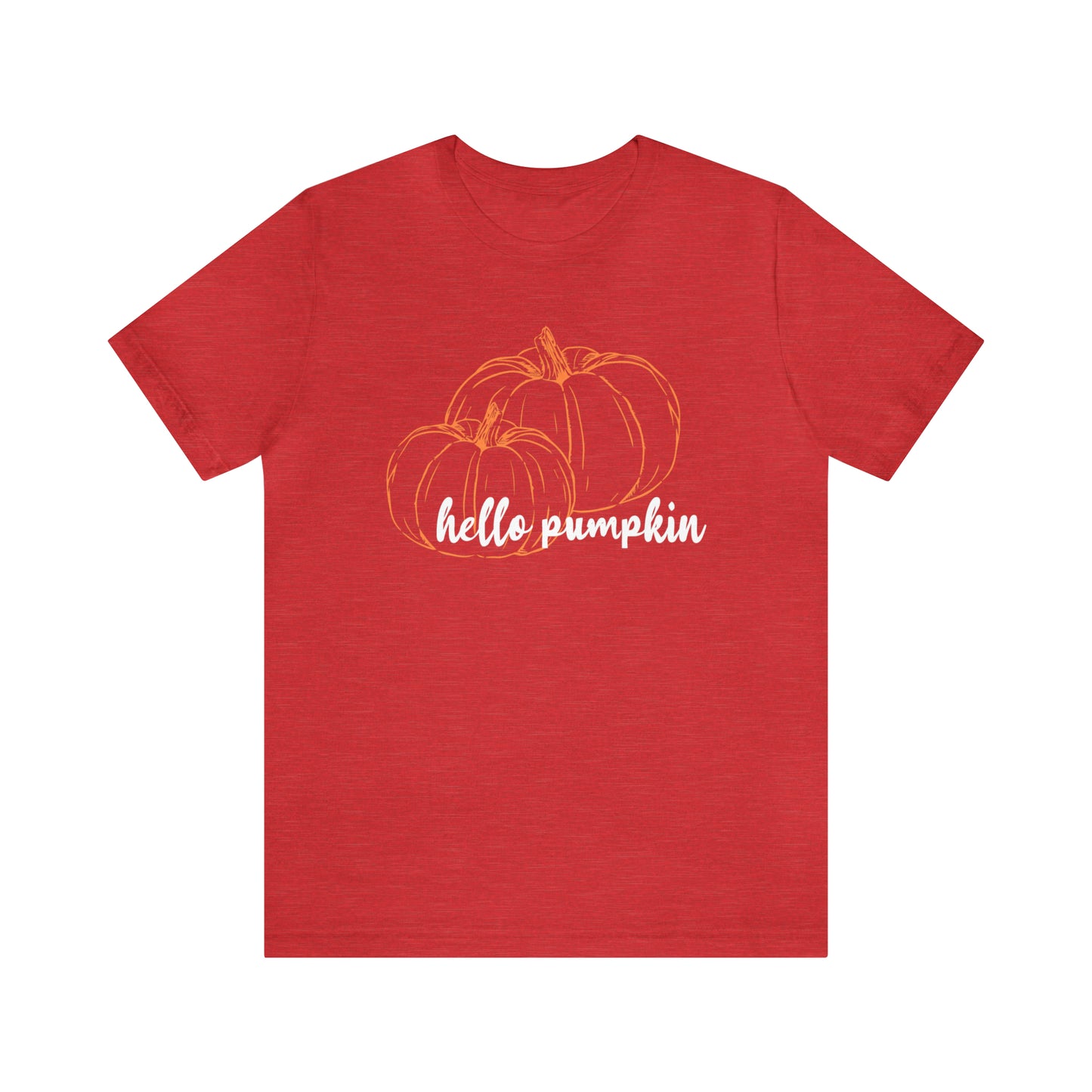 Hello Pumpkin Jersey Short Sleeve Tee (Season)