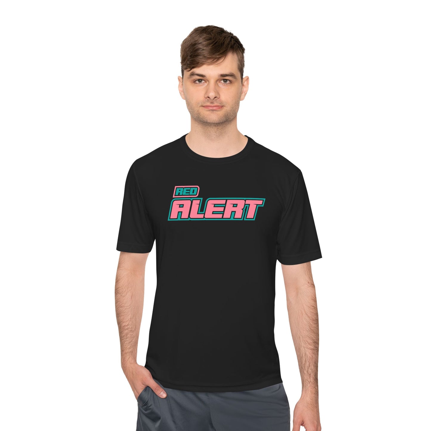 Red Alert - Pink Logo 2026 Unisex Moisture Wicking Tee