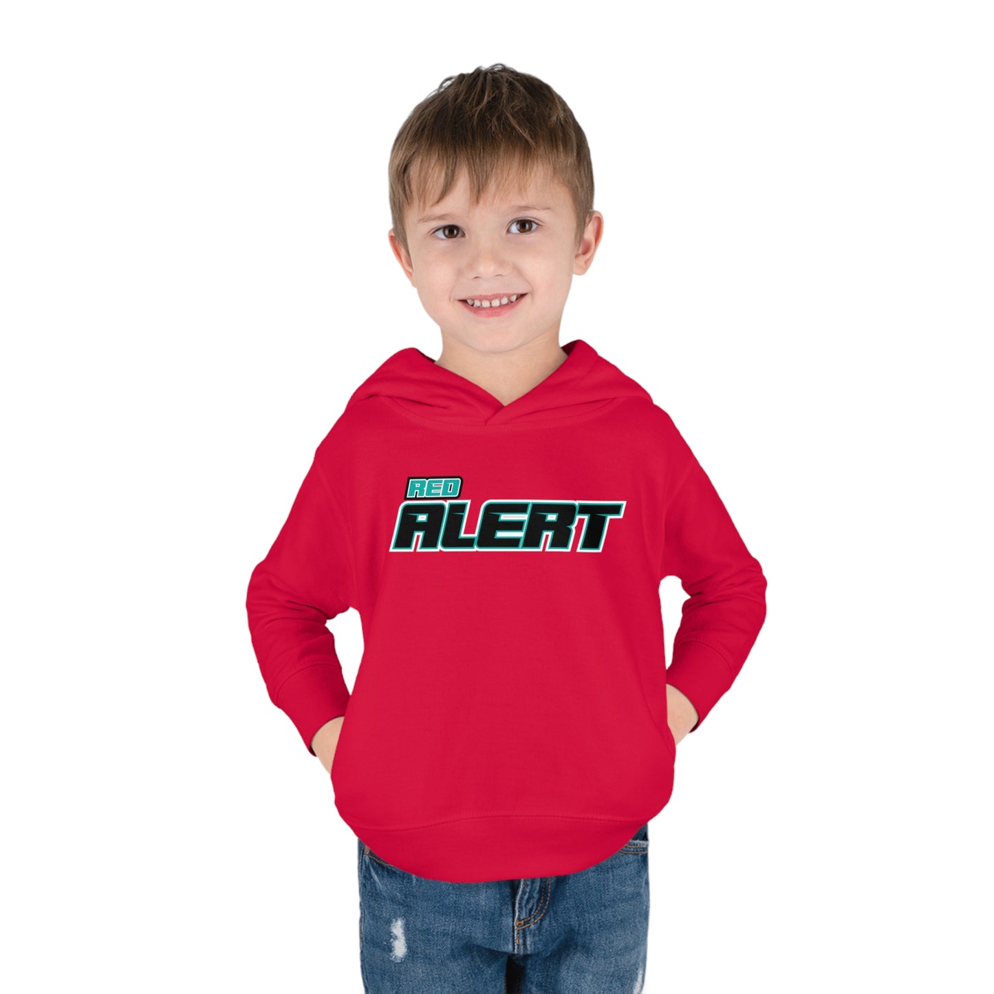 Red Alert - Toddler Pullover Fleece Hoodie