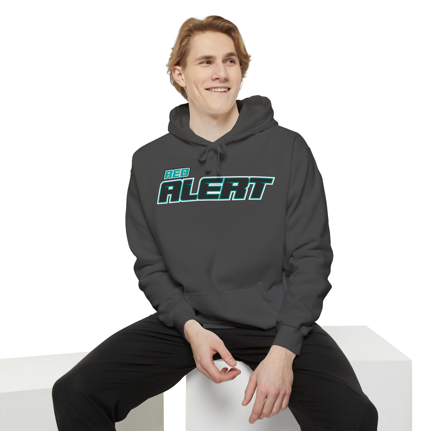 Red Alert - Unisex Garment-Dyed Comfort Colors Hoodie