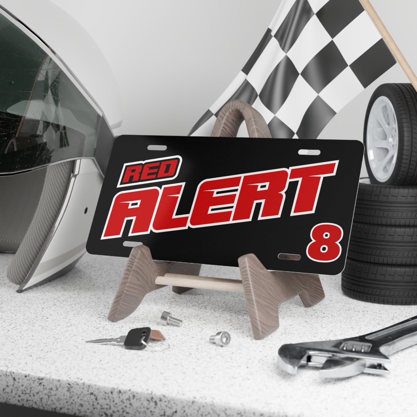 Red Alert PERSONALIZED -  License Plate 2026
