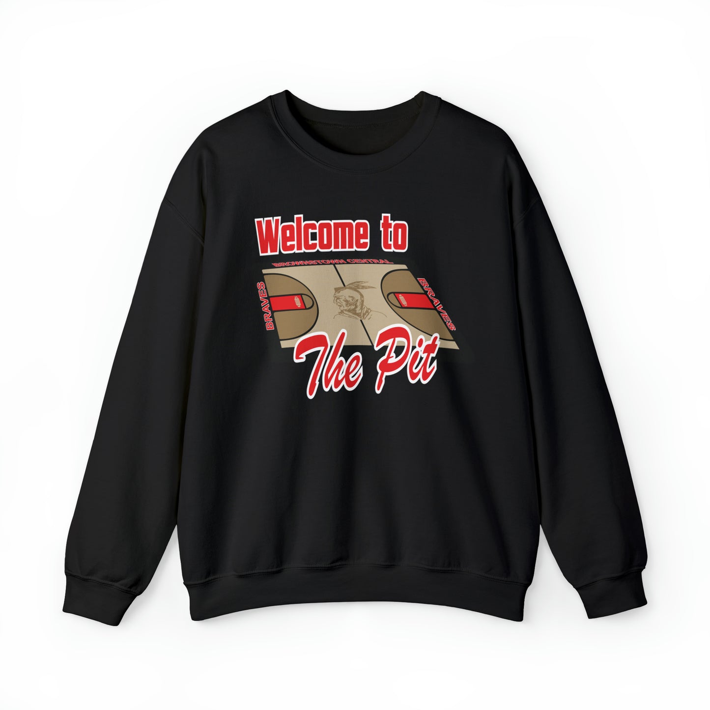 Welcome to The Pit Basketball Unisex Heavy Blend™ Crewneck Sweatshirt