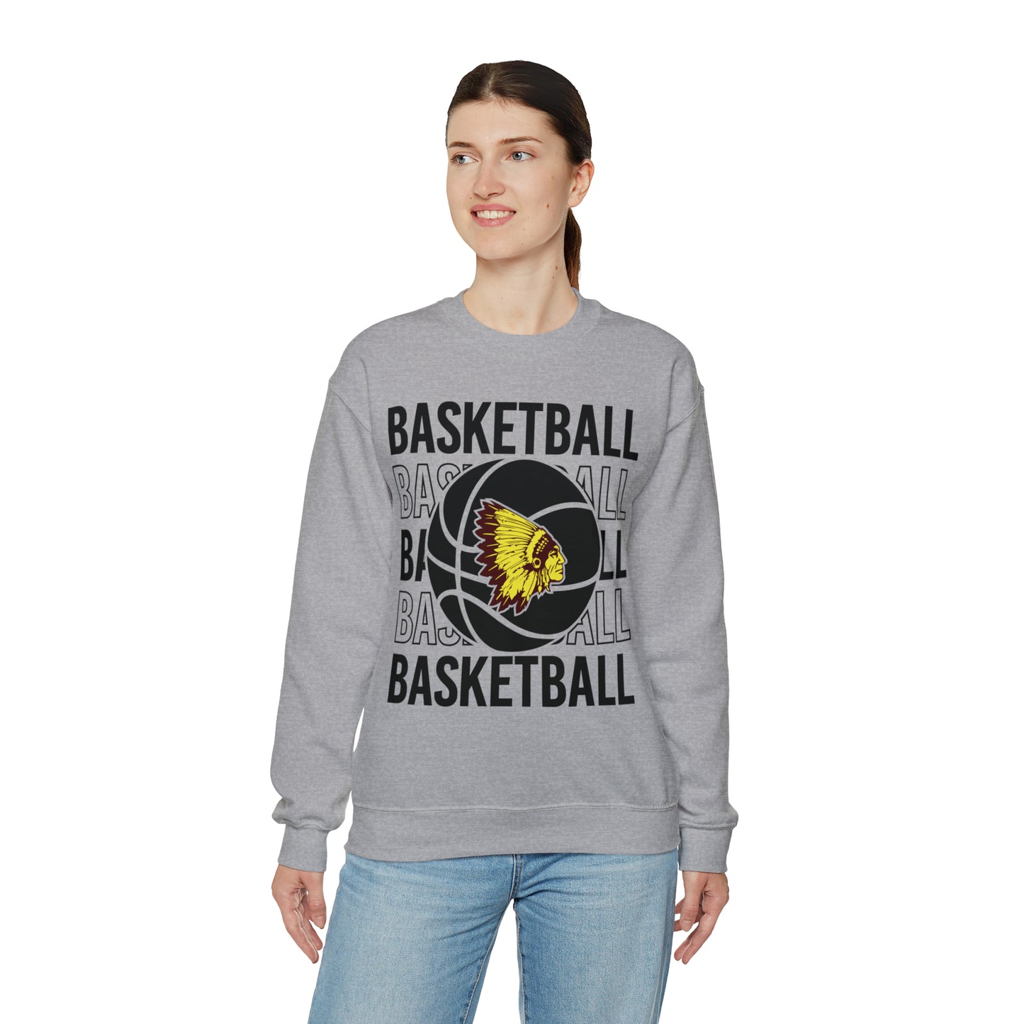 Immanuel Lutheran Basketball Crewneck Sweatshirt