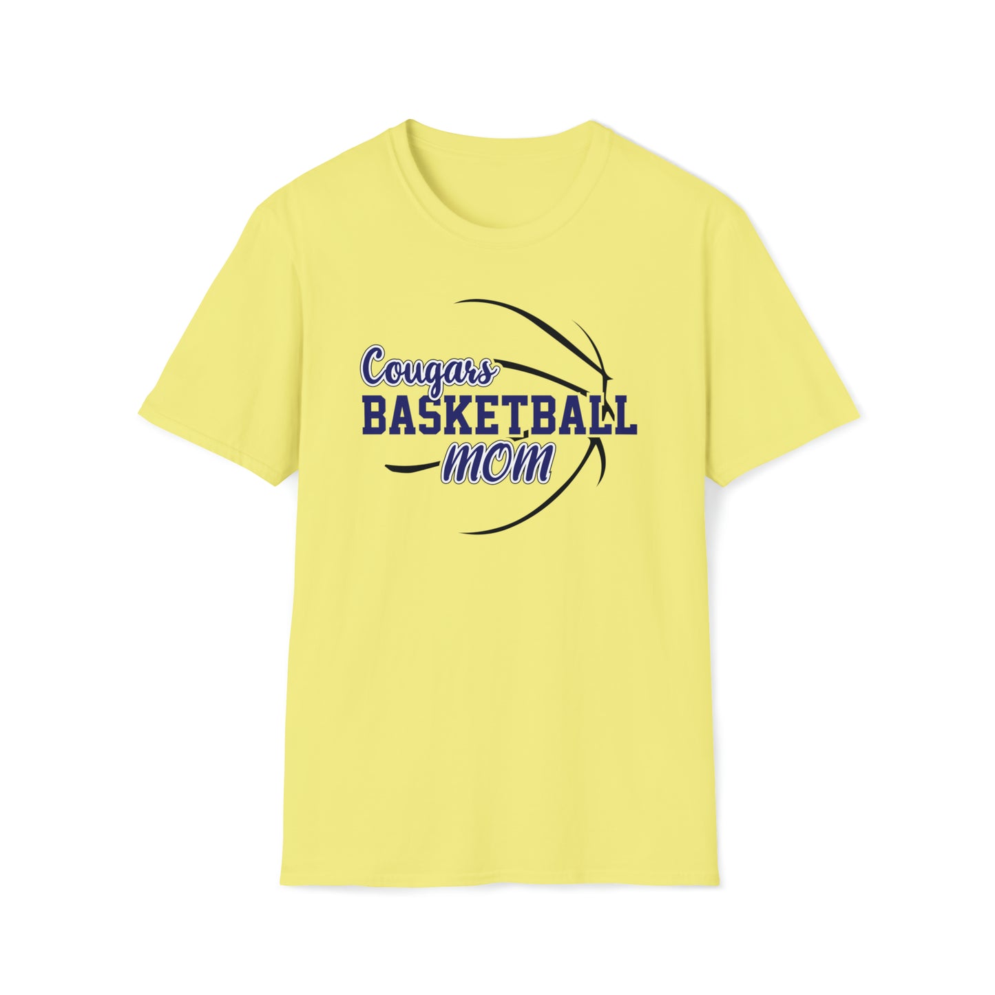 Cougars Basketball Mom Unisex Softstyle T-Shirt