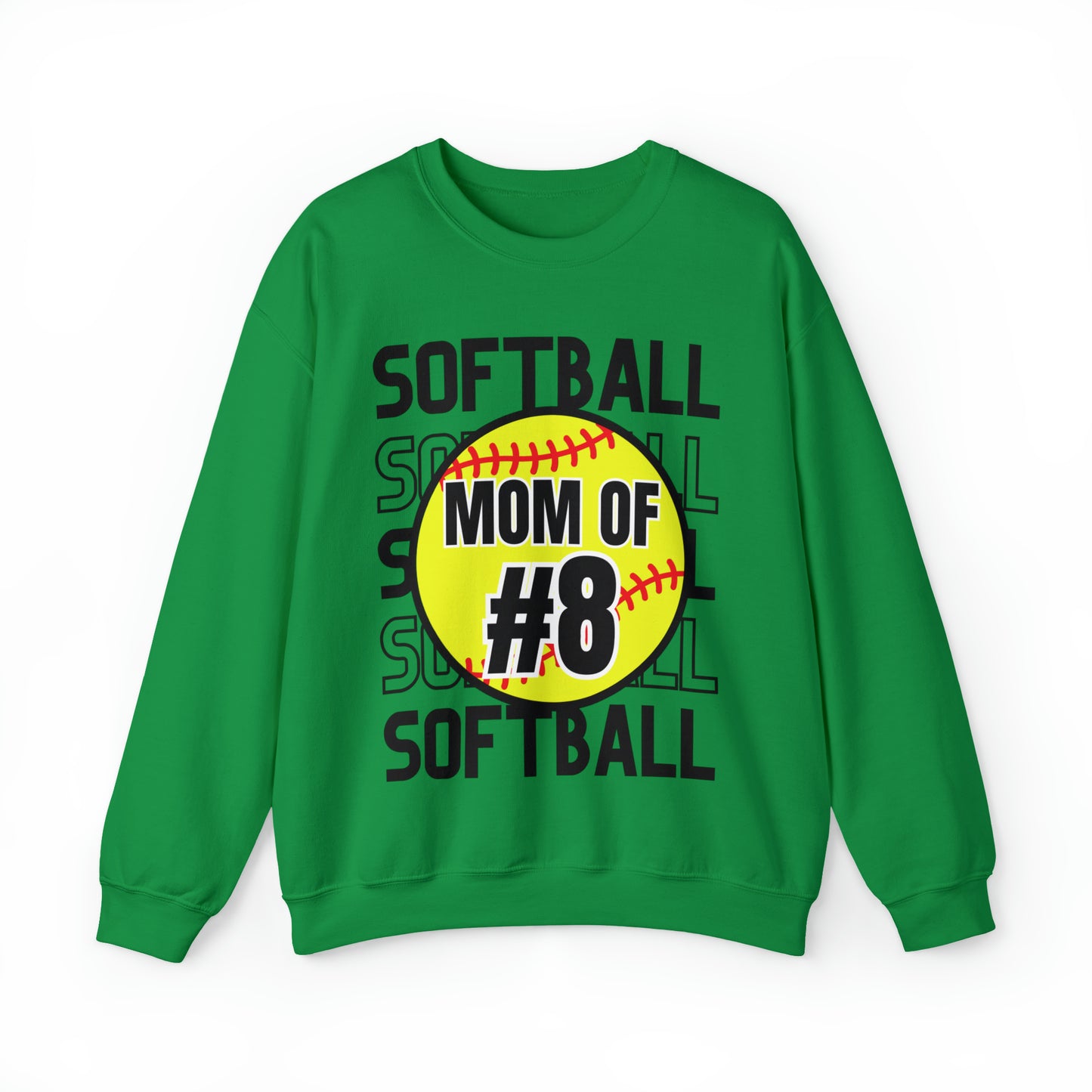 PERSONALIZED -  Softball Crewneck Sweatshirt