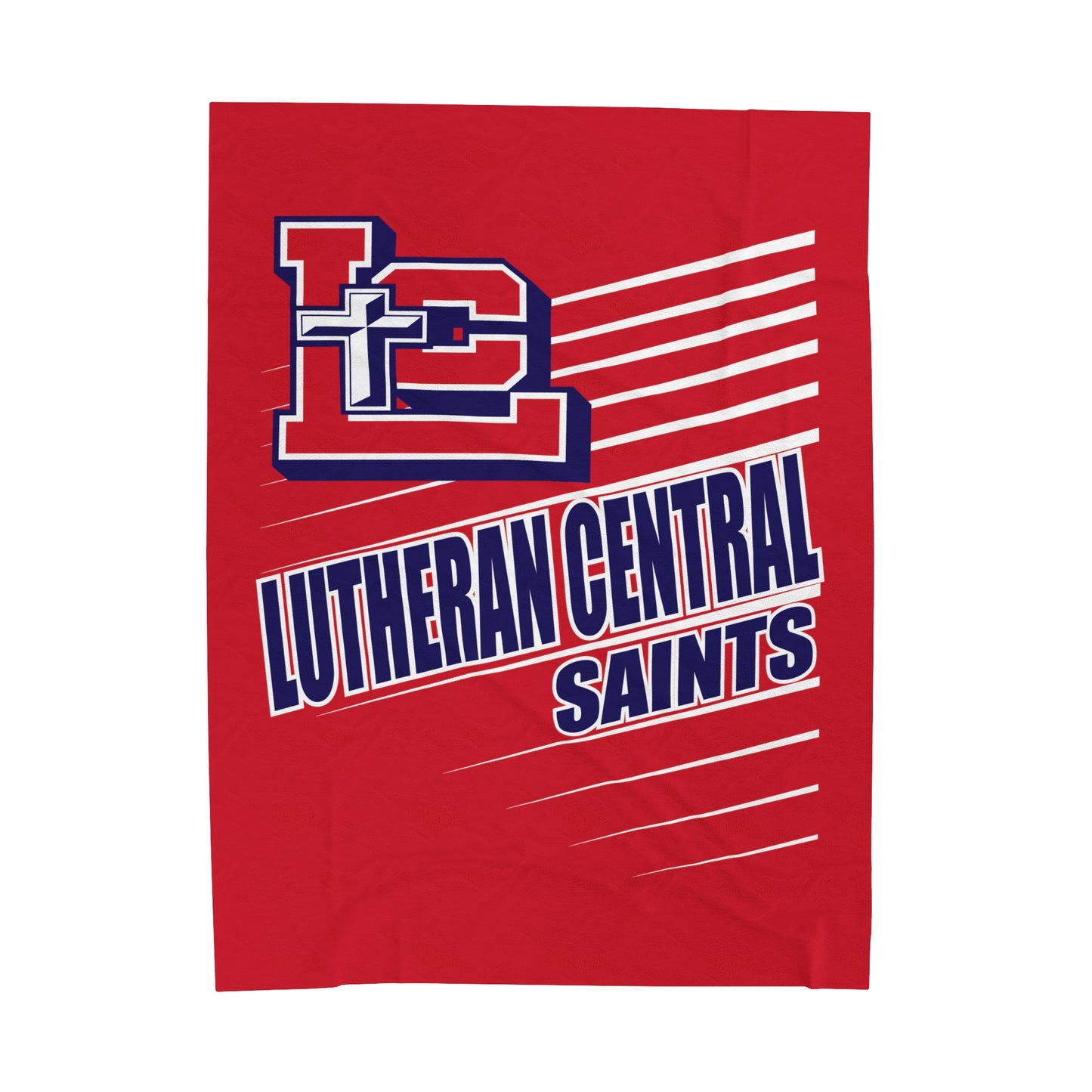 LC Saints - Velveteen Plush Blanket