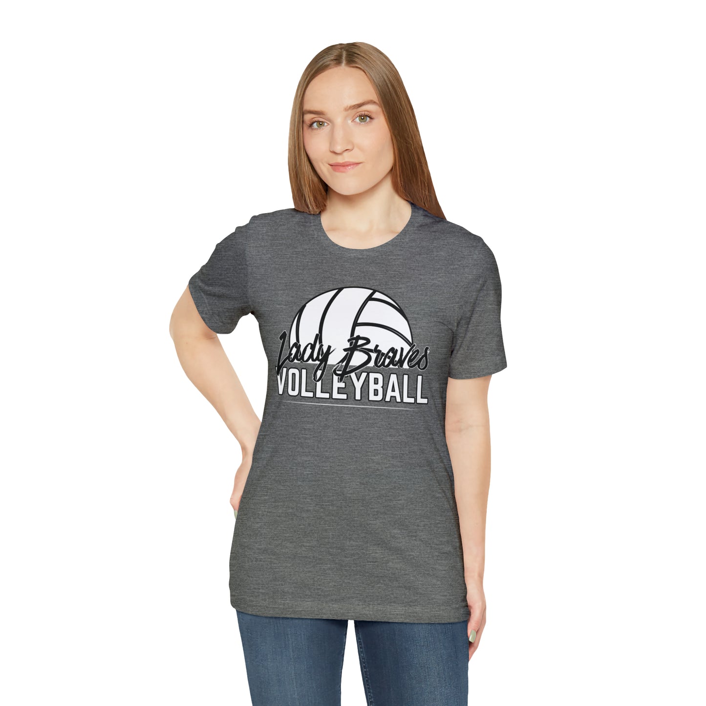 Lady Braves Volleyball Short Sleeve Tee