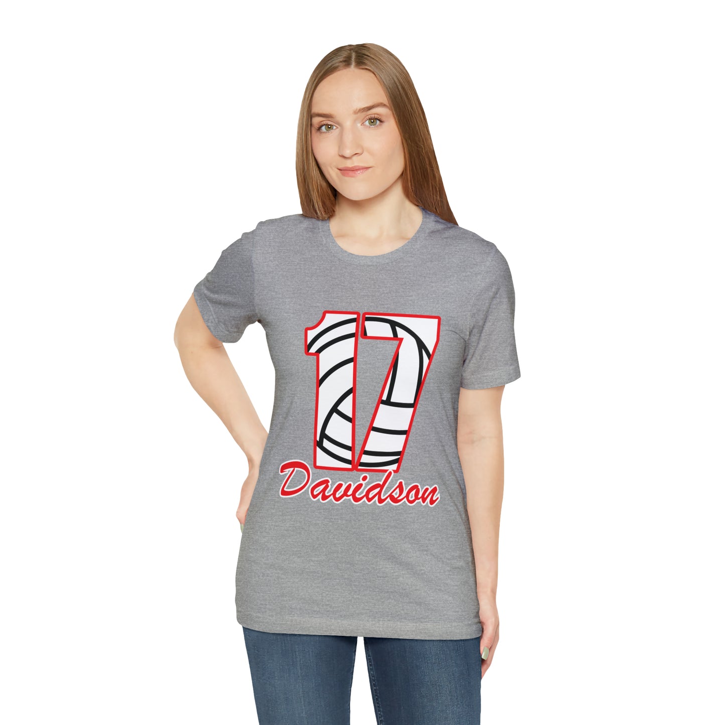 PERSONALIZED - Volleyball Name/Number Short Sleeve Tee