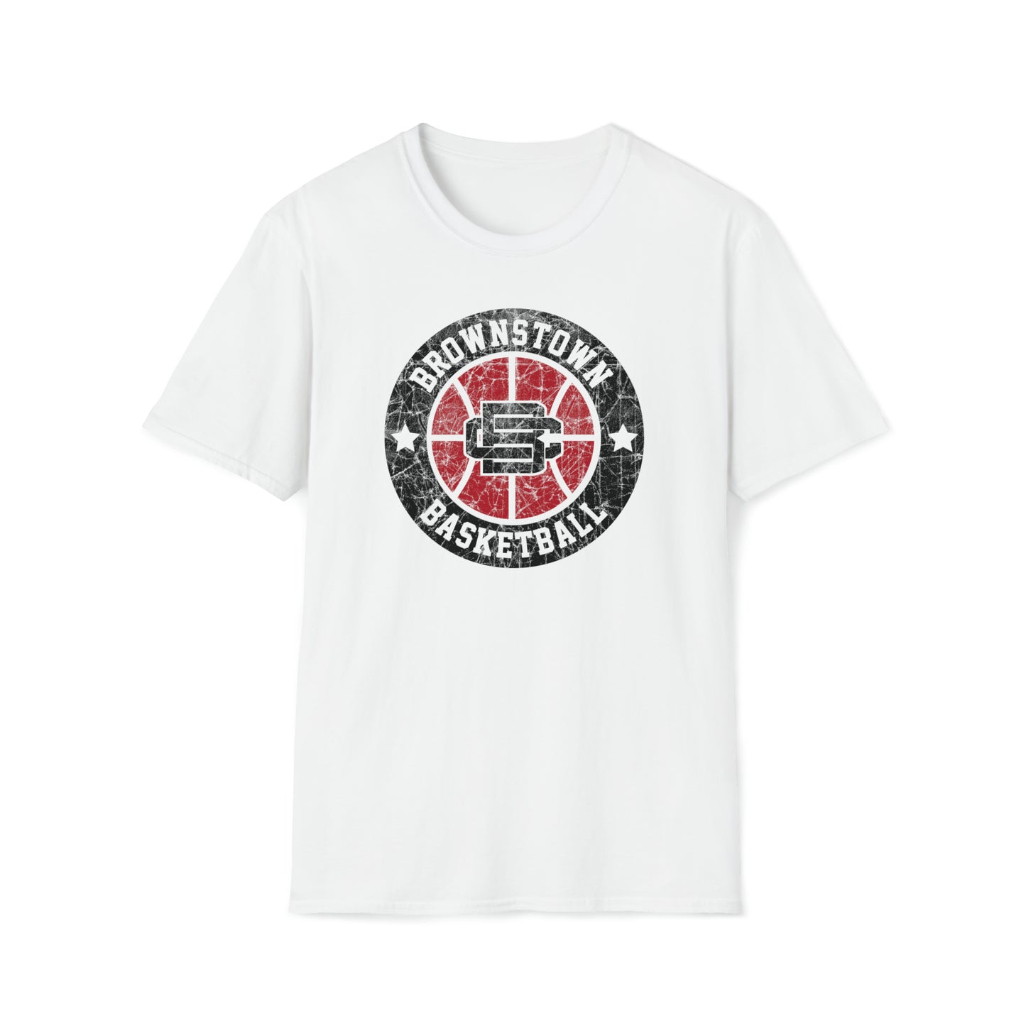Vintage Brownstown Basketball Unisex Softstyle T-Shirt