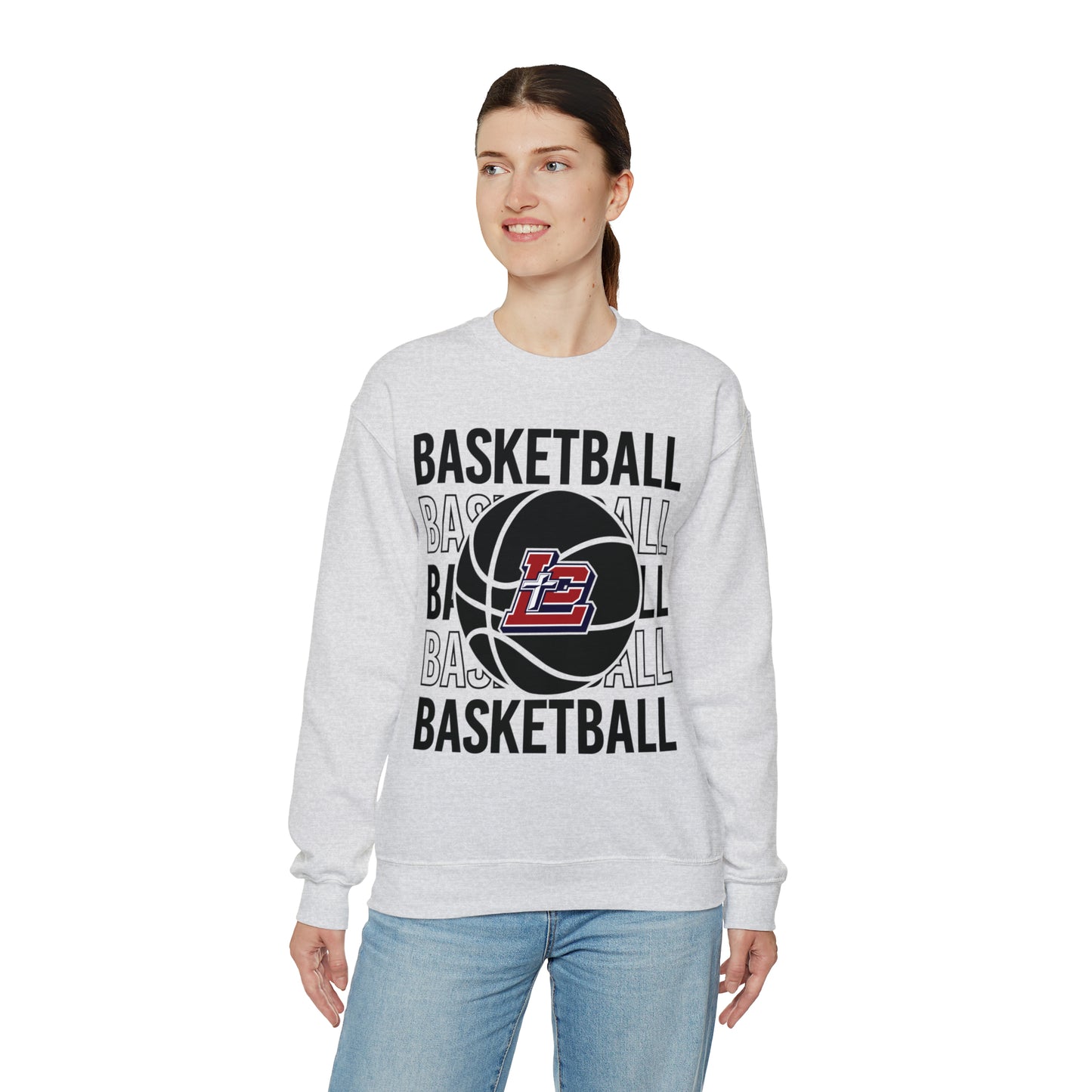 LC Saints Basketball Crewneck Sweatshirt