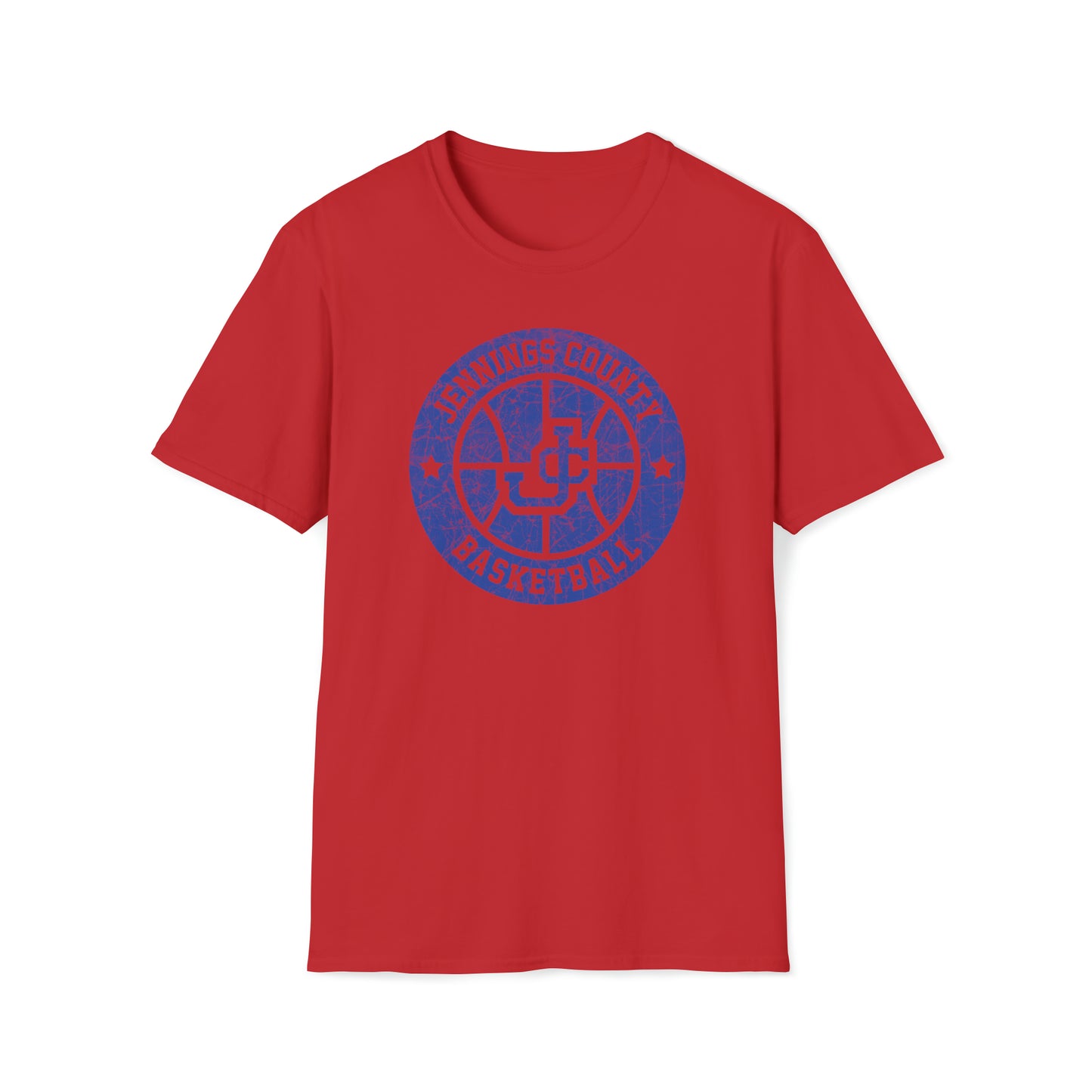 Vintage Jennings Co Basketball Unisex Softstyle T-Shirt