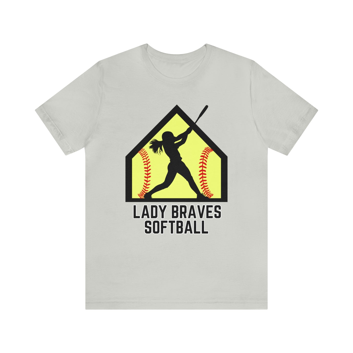 Lady Braves Softball Short Sleeve Tee