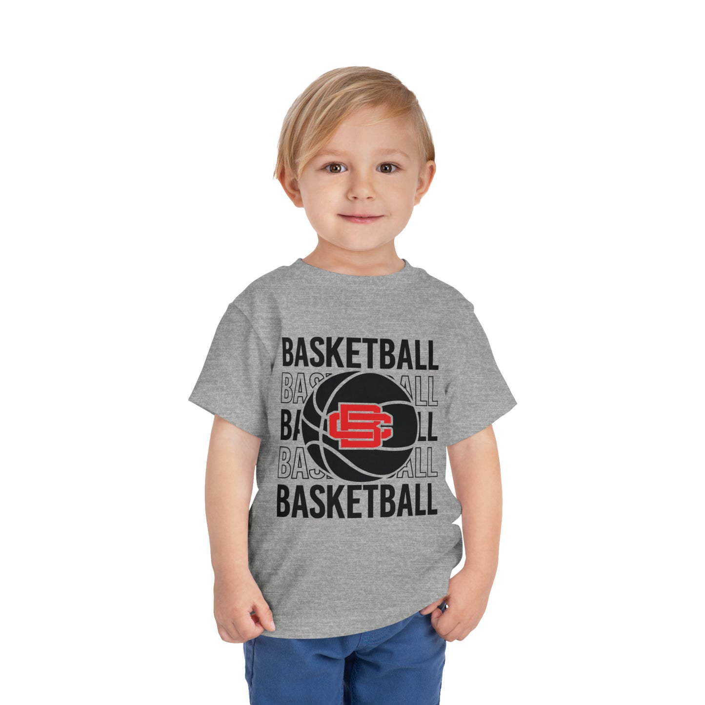 TODDLER - Braves Basketball Repeat Short Sleeve Tee