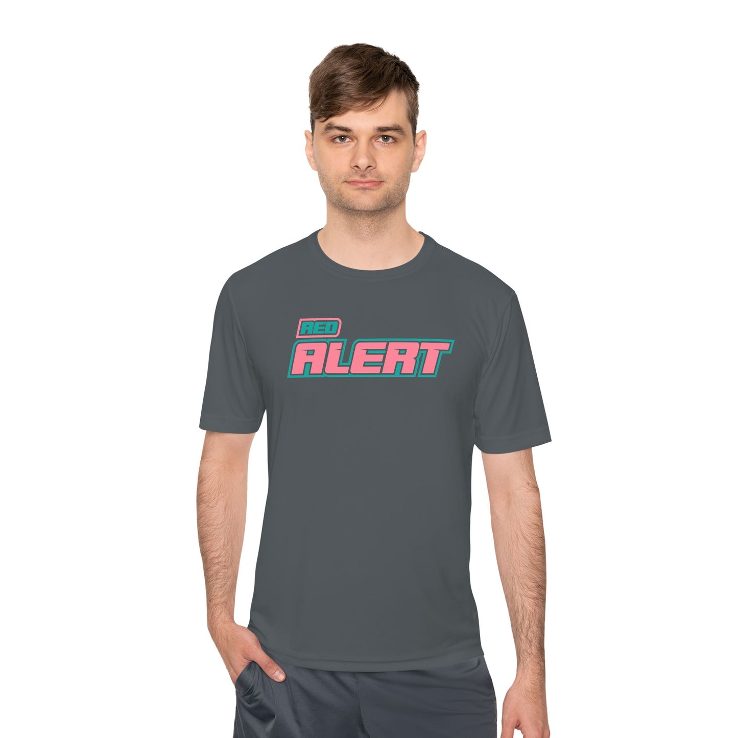 Red Alert - Pink Logo 2026 Unisex Moisture Wicking Tee