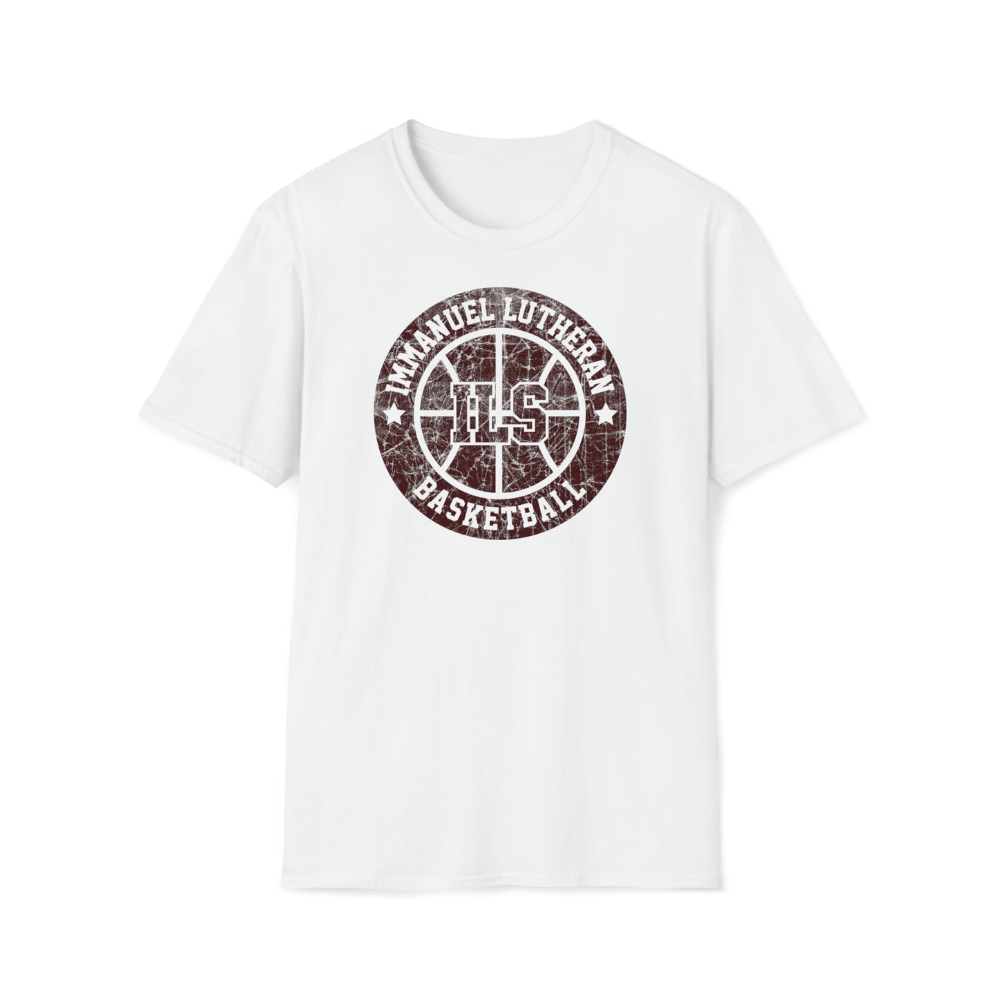 Vintage Immanuel Lutheran Basketball Unisex Softstyle T-Shirt