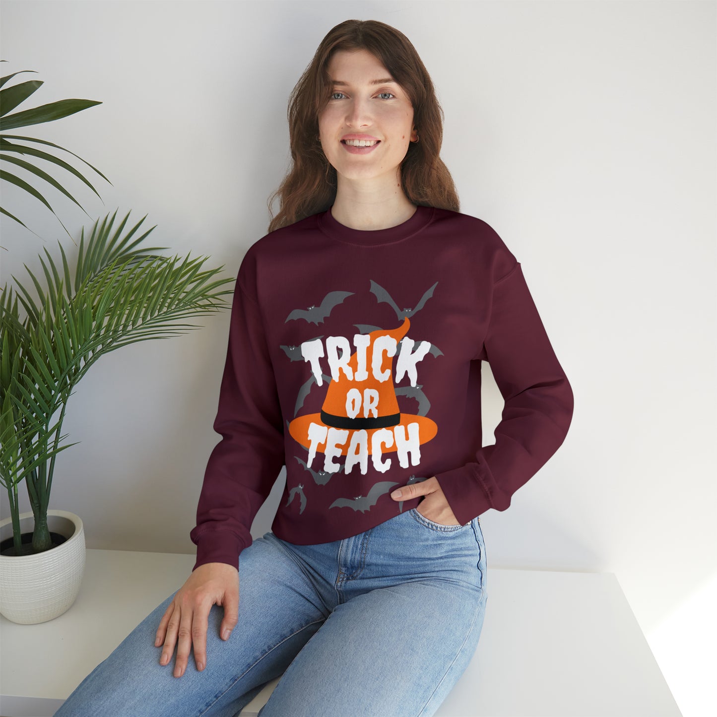 Trick or Teach Crewneck Sweatshirt