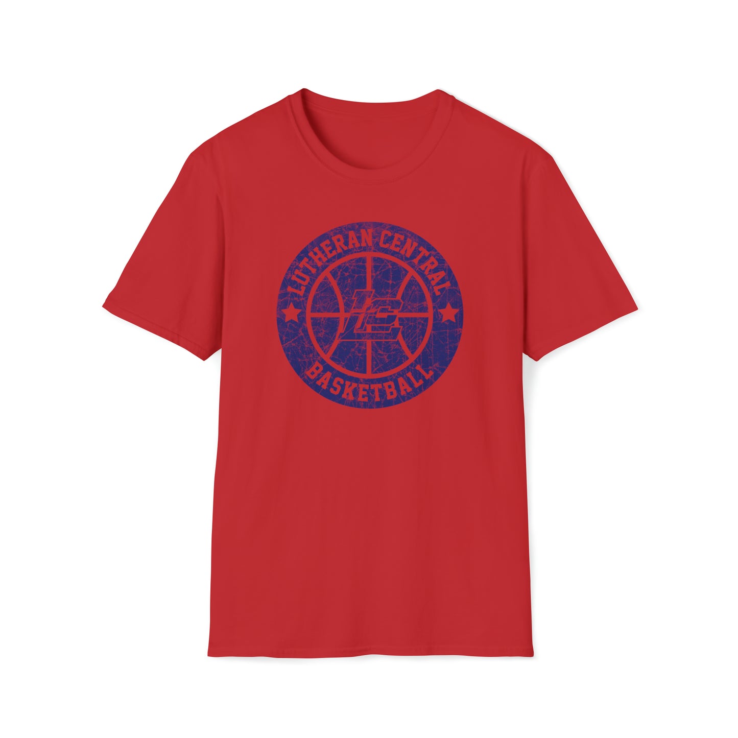 Vintage Lutheran Central Basketball Unisex Softstyle T-Shirt
