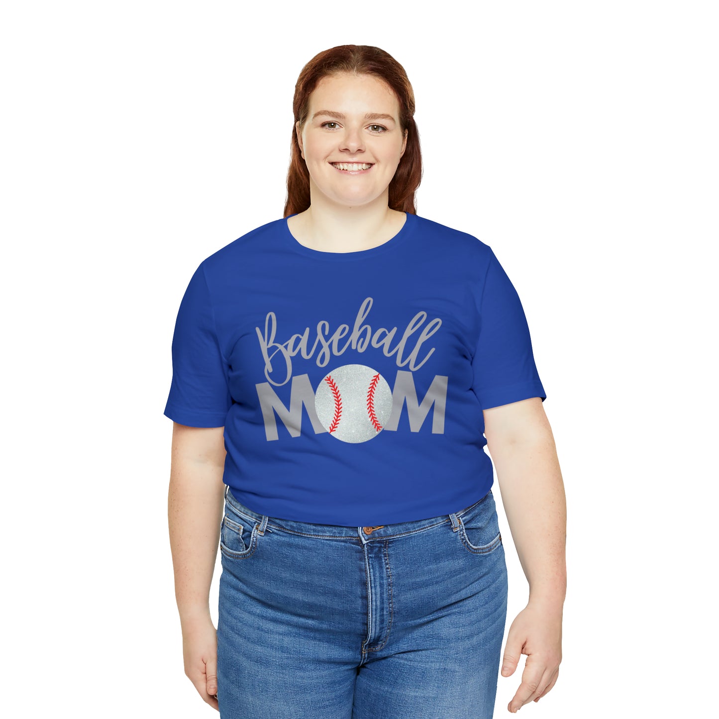 Baseball Mom Shimmer Short Sleeve Tee