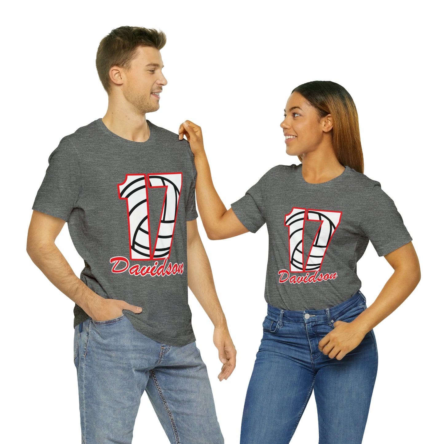 PERSONALIZED - Volleyball Name/Number Short Sleeve Tee